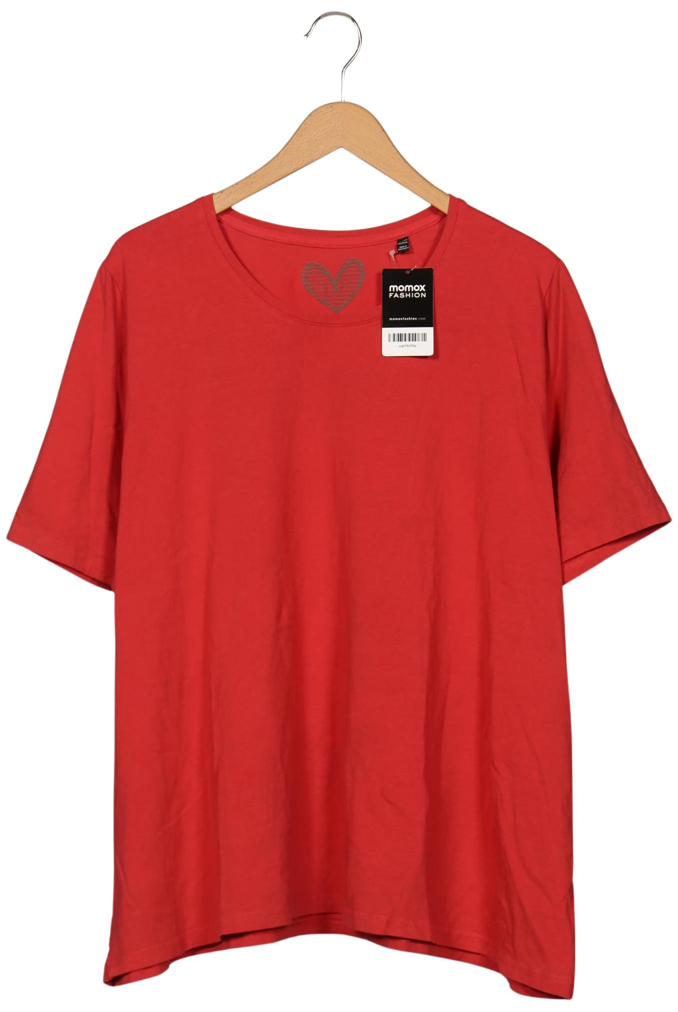 

Ulla Popken Damen T-Shirt, rot, Gr. 54