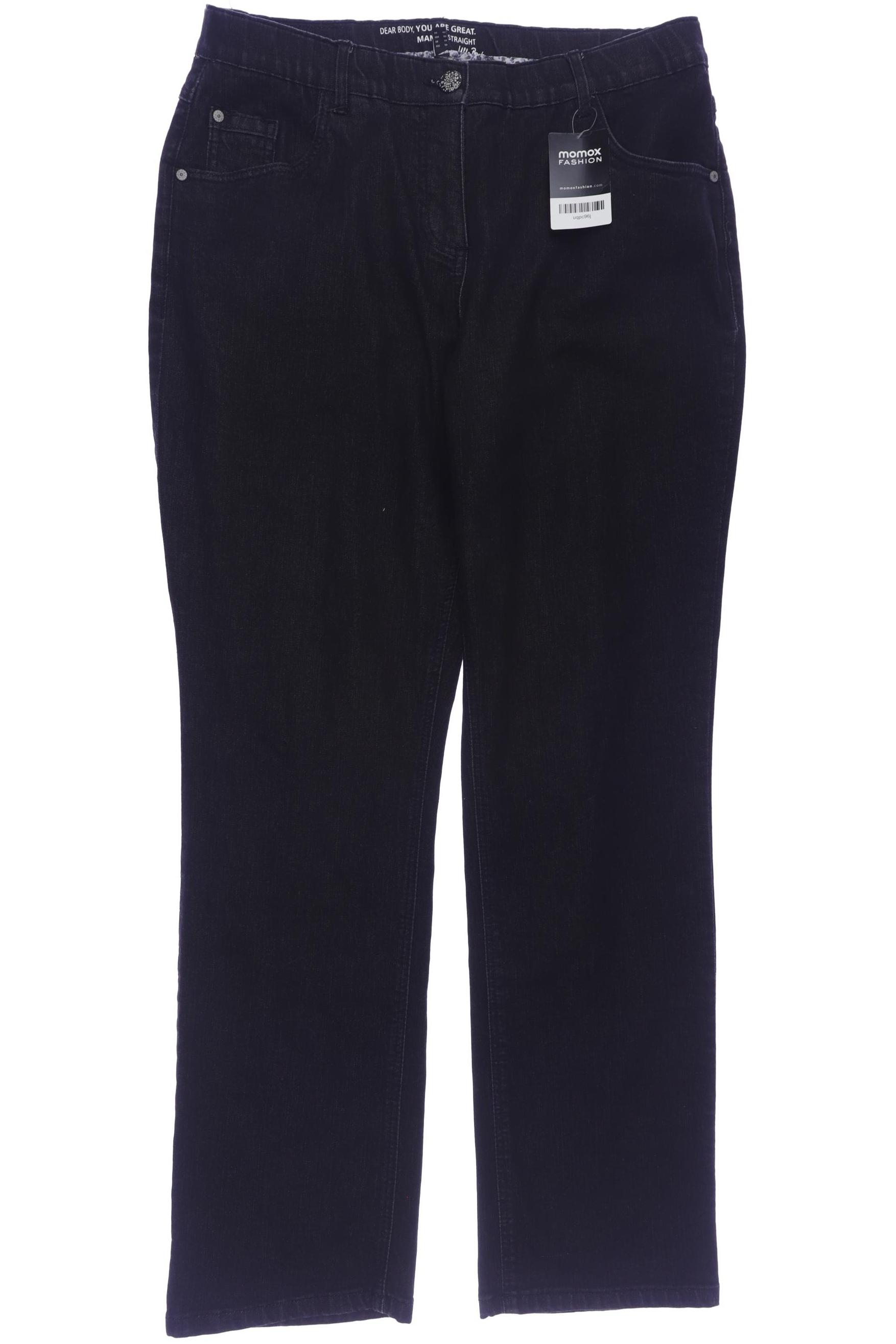 

Ulla Popken Damen Jeans, schwarz, Gr. 44
