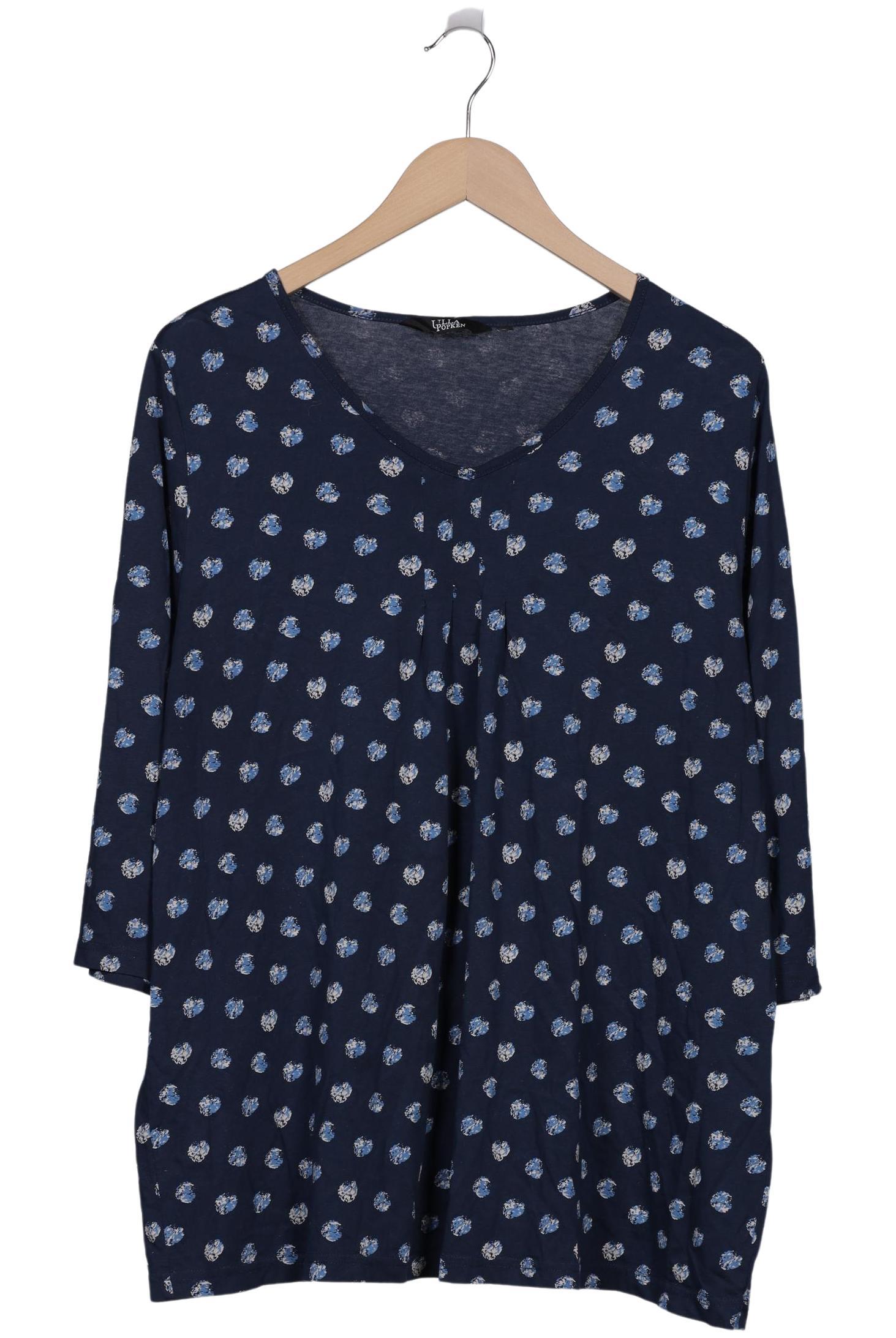 

Ulla Popken Damen Langarmshirt, marineblau, Gr. 48