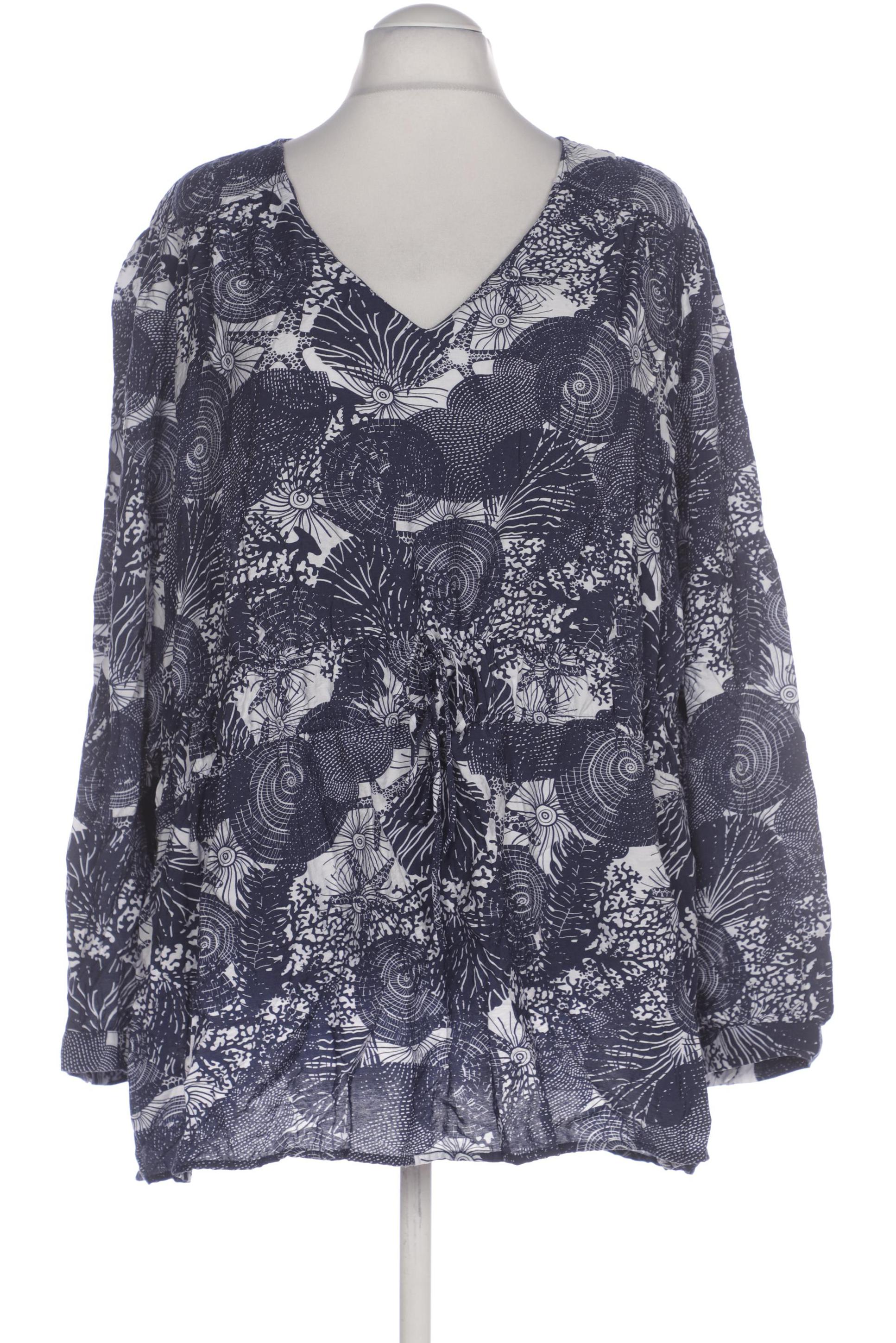 

Ulla Popken Damen Bluse, blau, Gr. 54