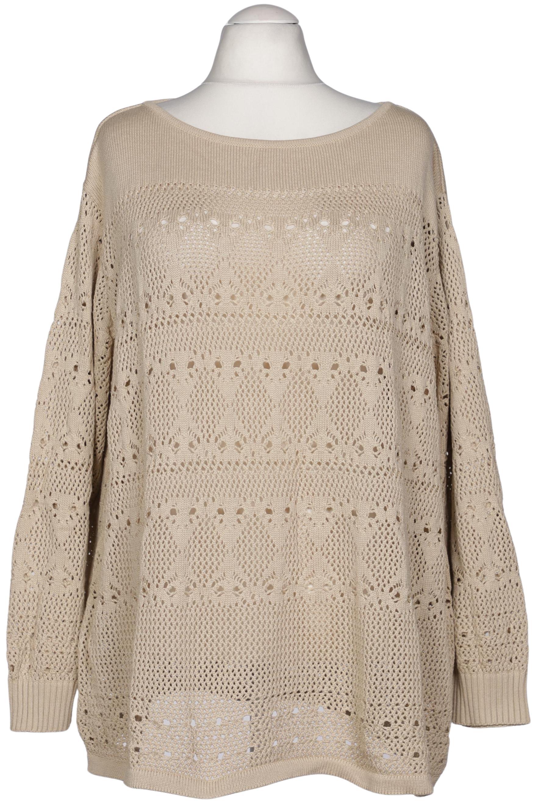 

Ulla Popken Damen Pullover, beige, Gr. 54