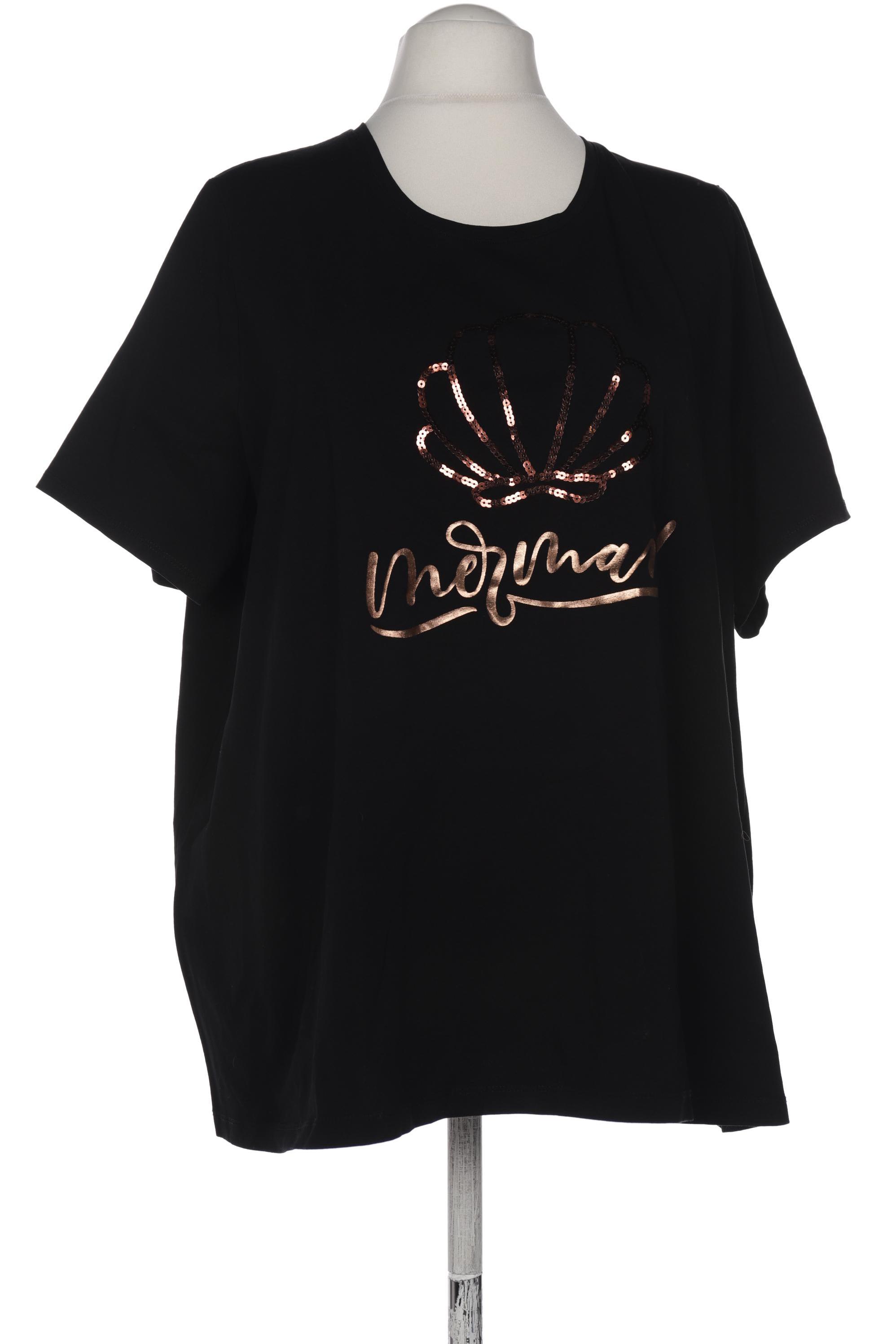 

Ulla Popken Damen T-Shirt, schwarz, Gr. 54