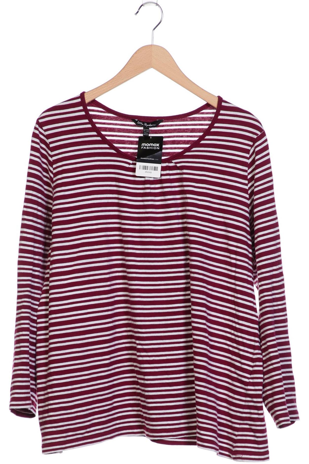 

Ulla Popken Damen Langarmshirt, bordeaux, Gr. 46
