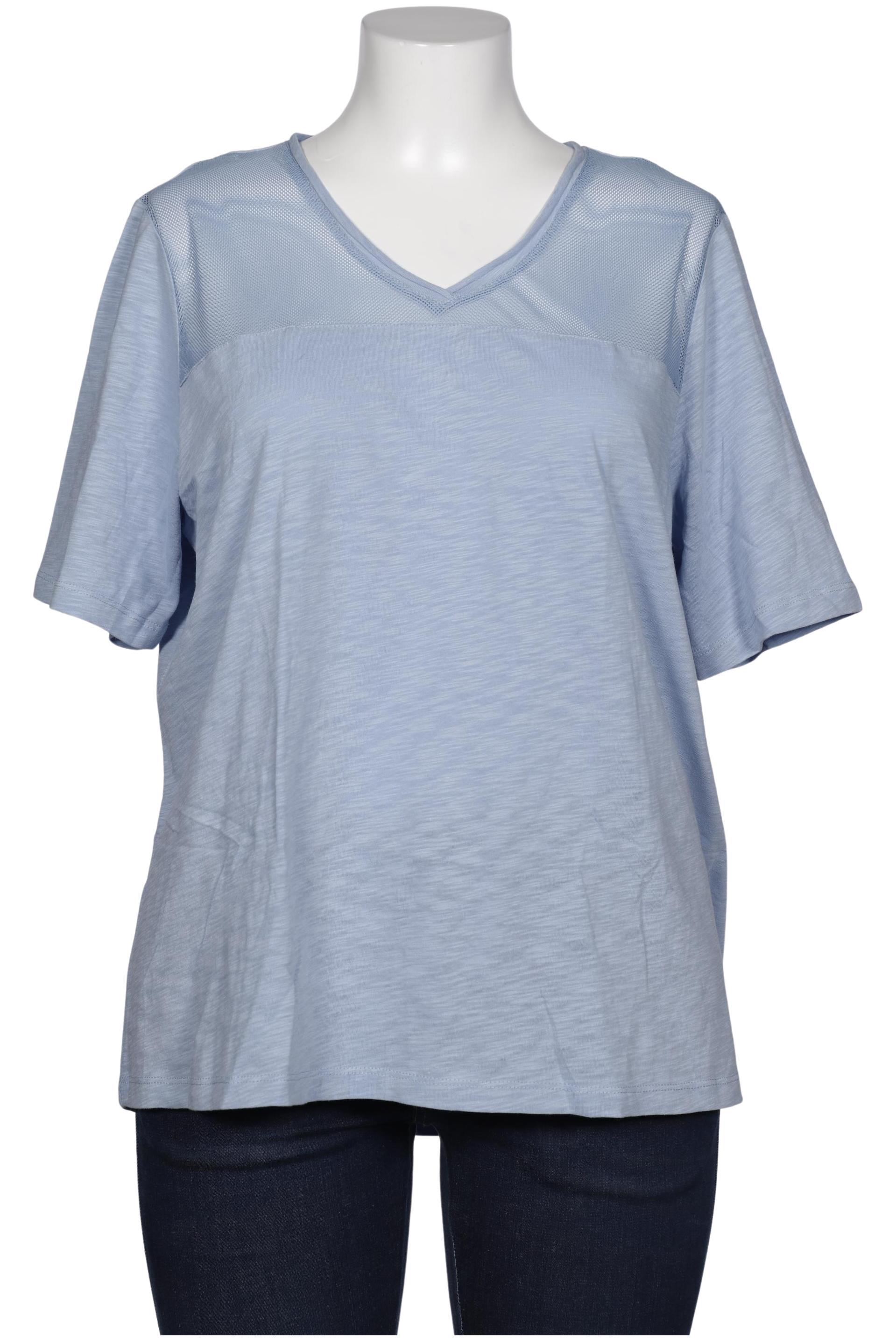 

Ulla Popken Damen T-Shirt, blau, Gr. 46