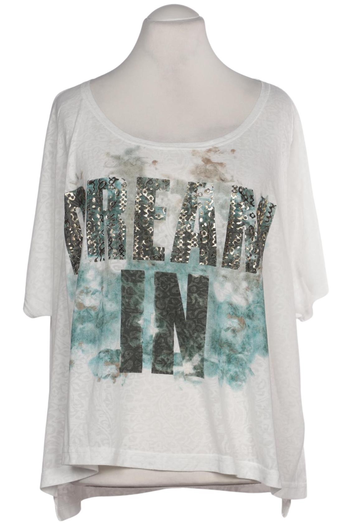 

Ulla Popken Damen T-Shirt, weiß, Gr. 58