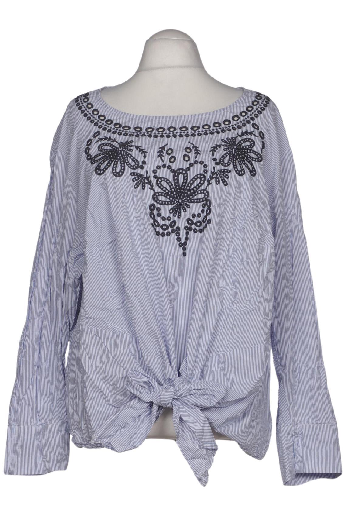 

Ulla Popken Damen Bluse, blau, Gr. 54