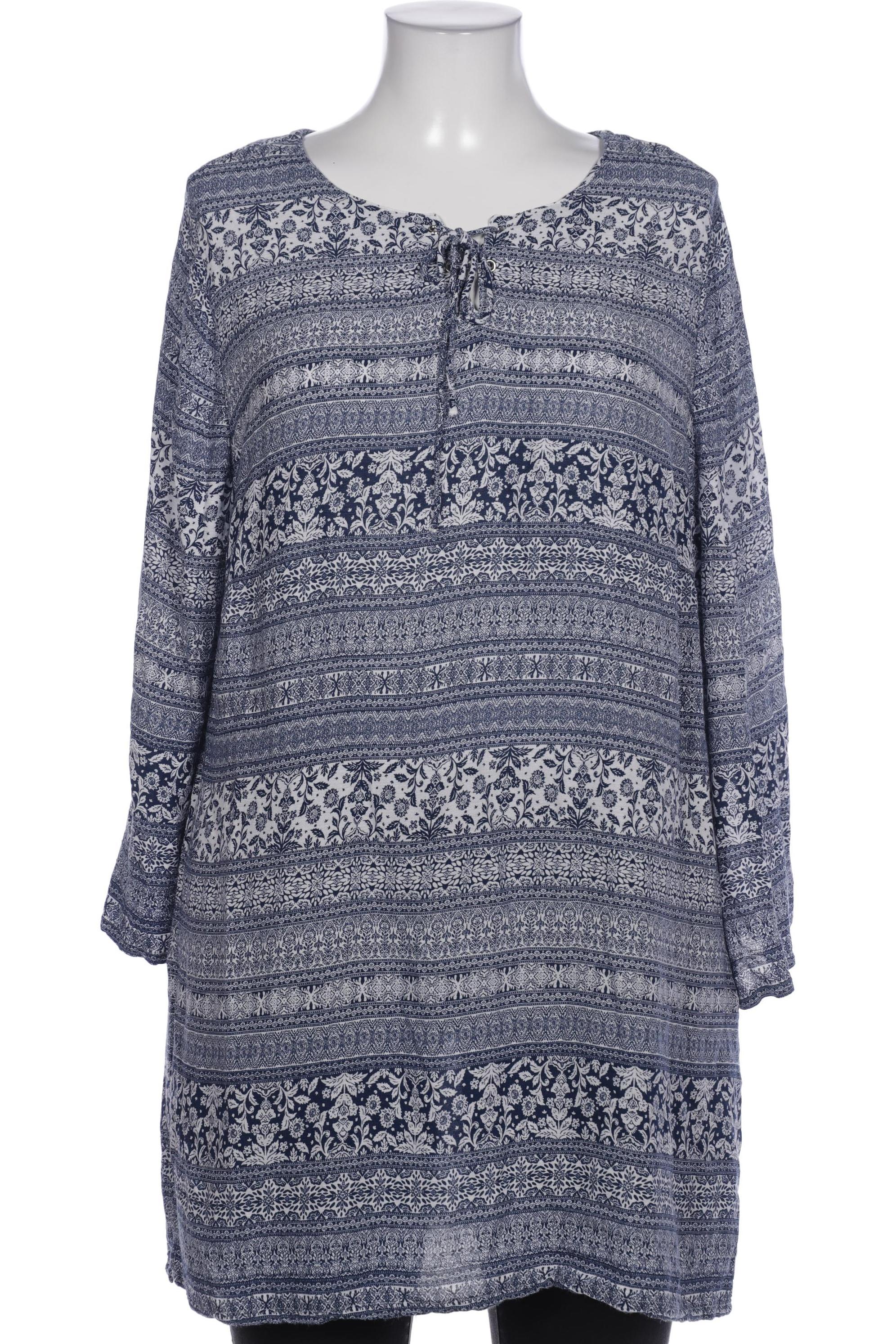 

Ulla Popken Damen Bluse, blau, Gr. 46
