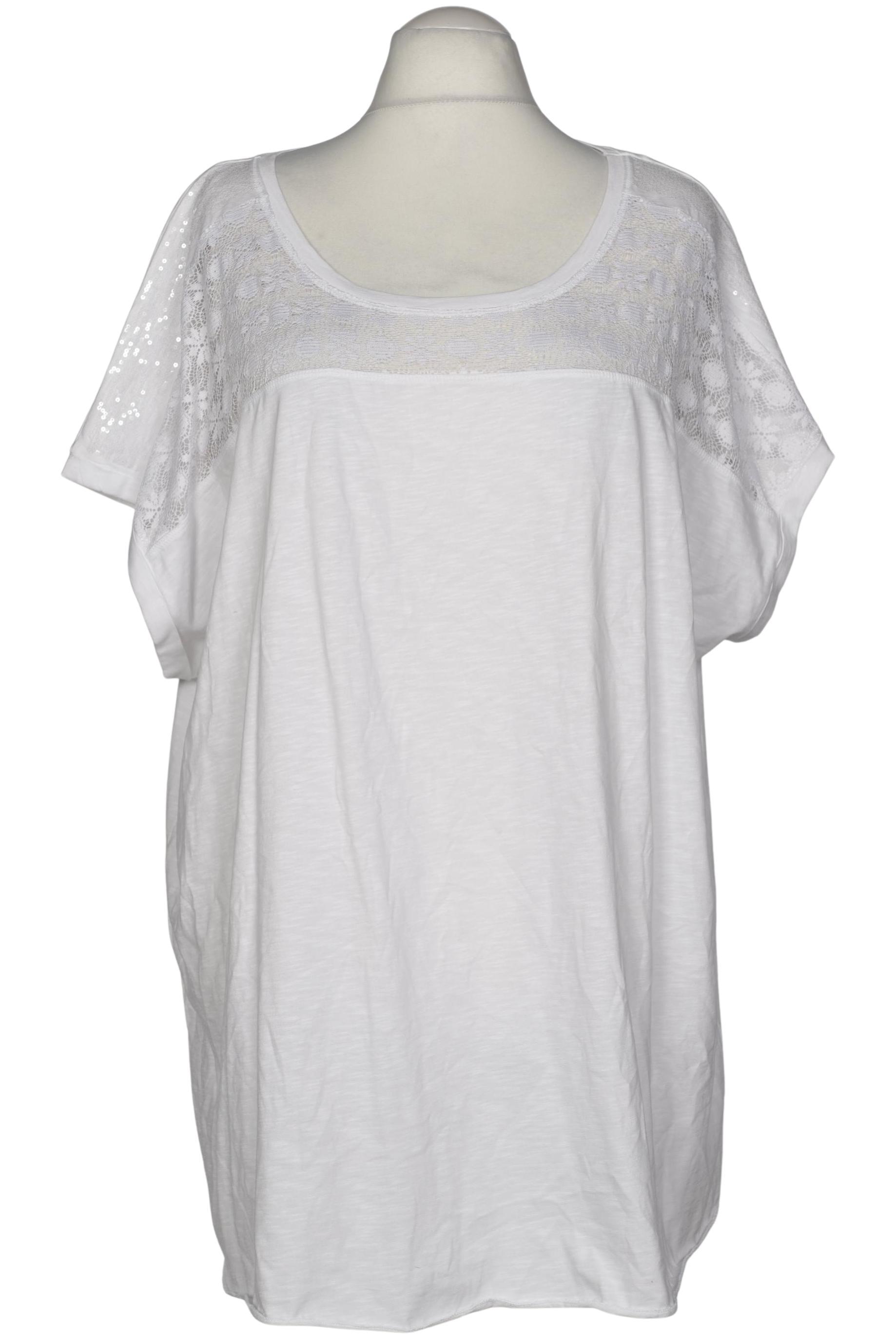 

Ulla Popken Damen T-Shirt, weiß, Gr. 54