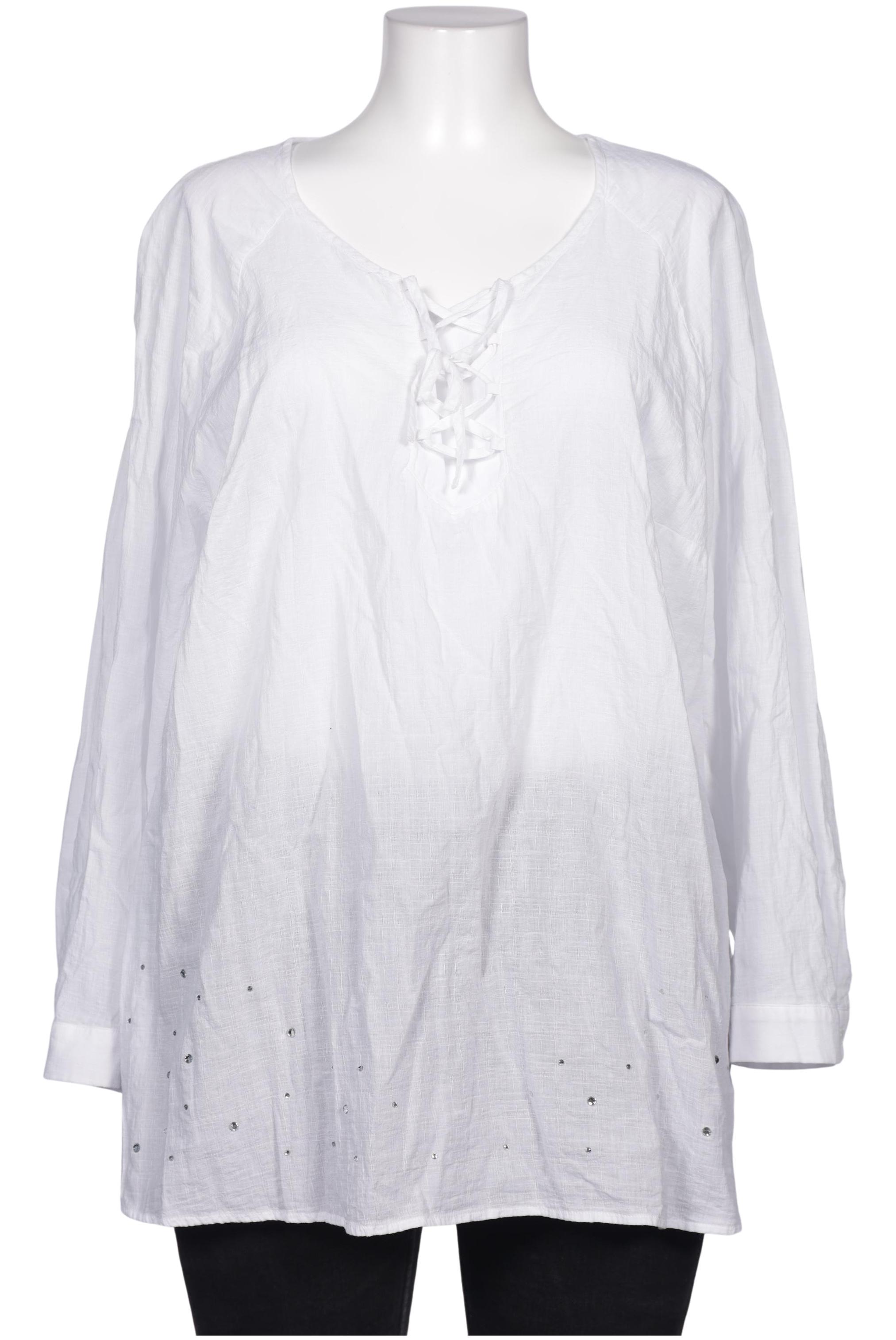 

Ulla Popken Damen Bluse, weiß, Gr. 48