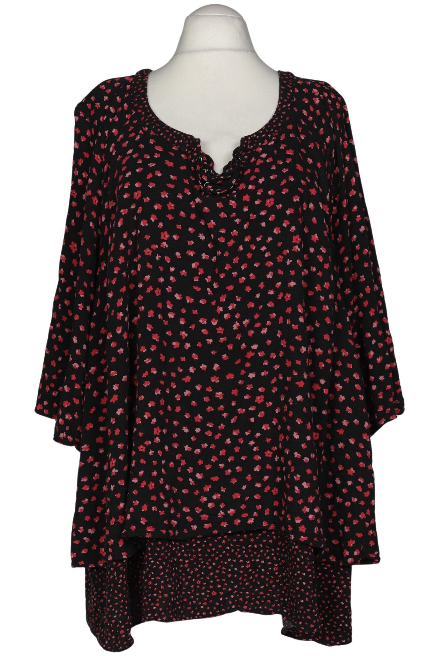 

Ulla Popken Damen Bluse, schwarz, Gr. 58