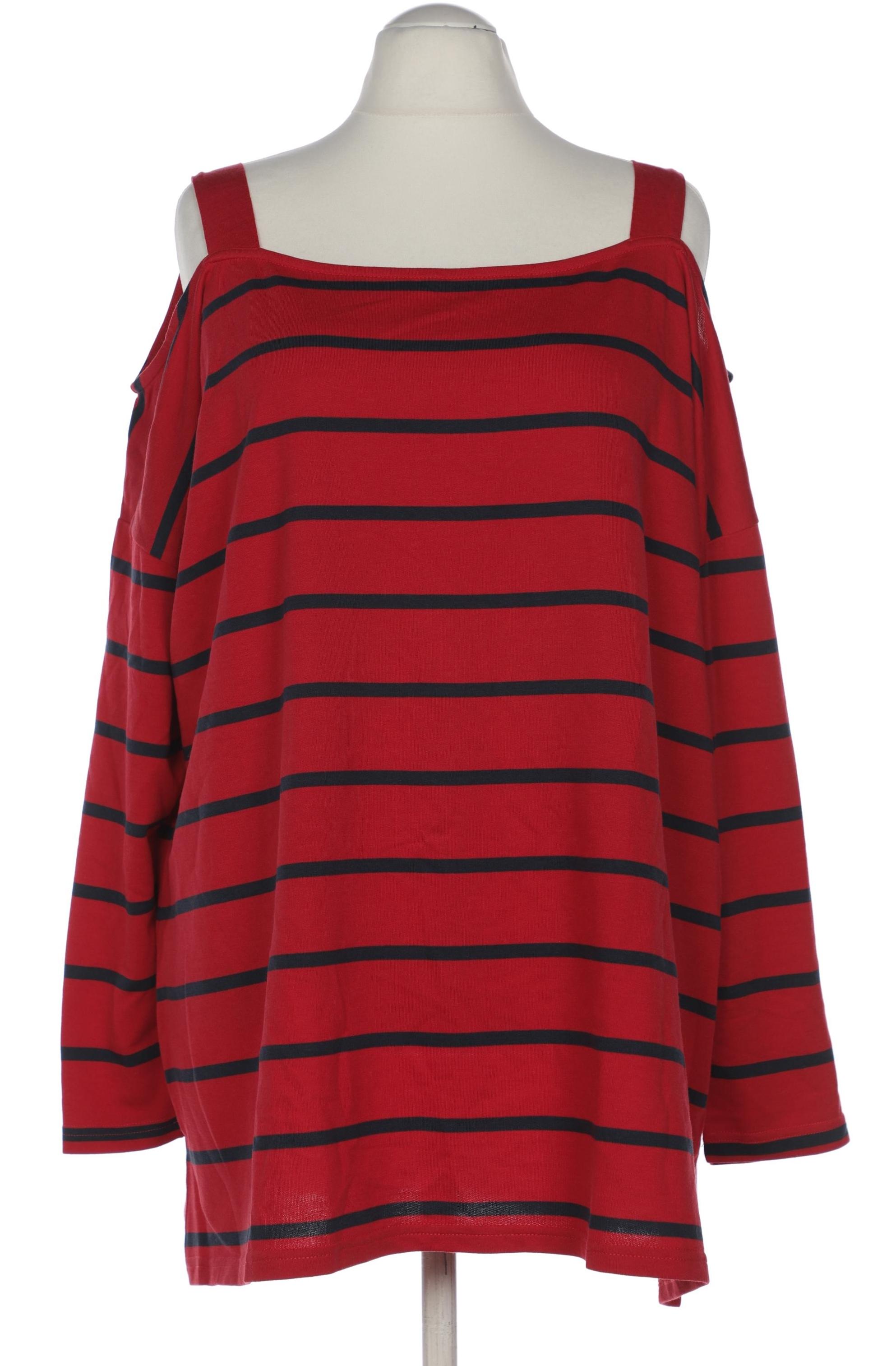 

Ulla Popken Damen Langarmshirt, rot, Gr. 54