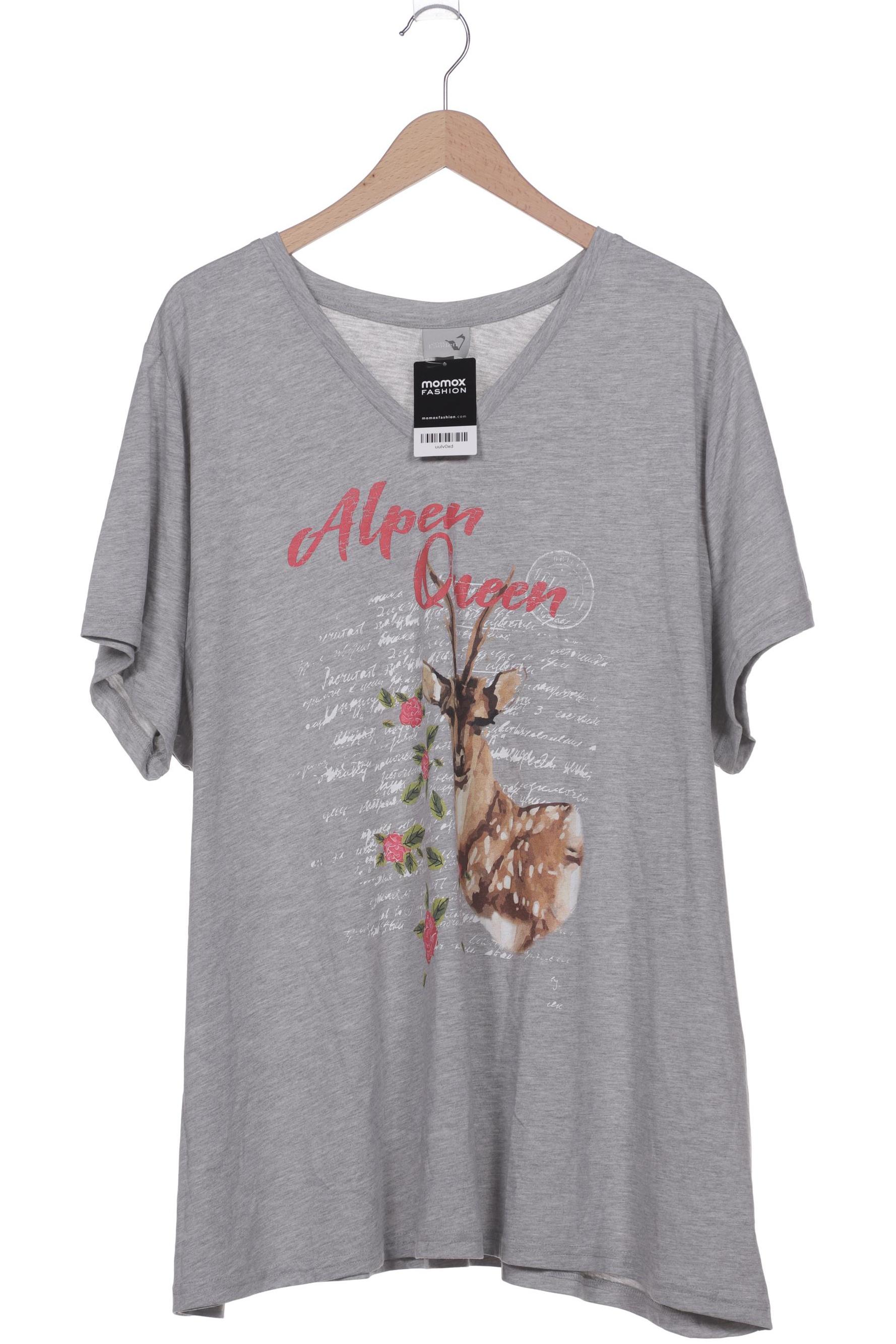 

Ulla Popken Damen T-Shirt, grau, Gr. 58