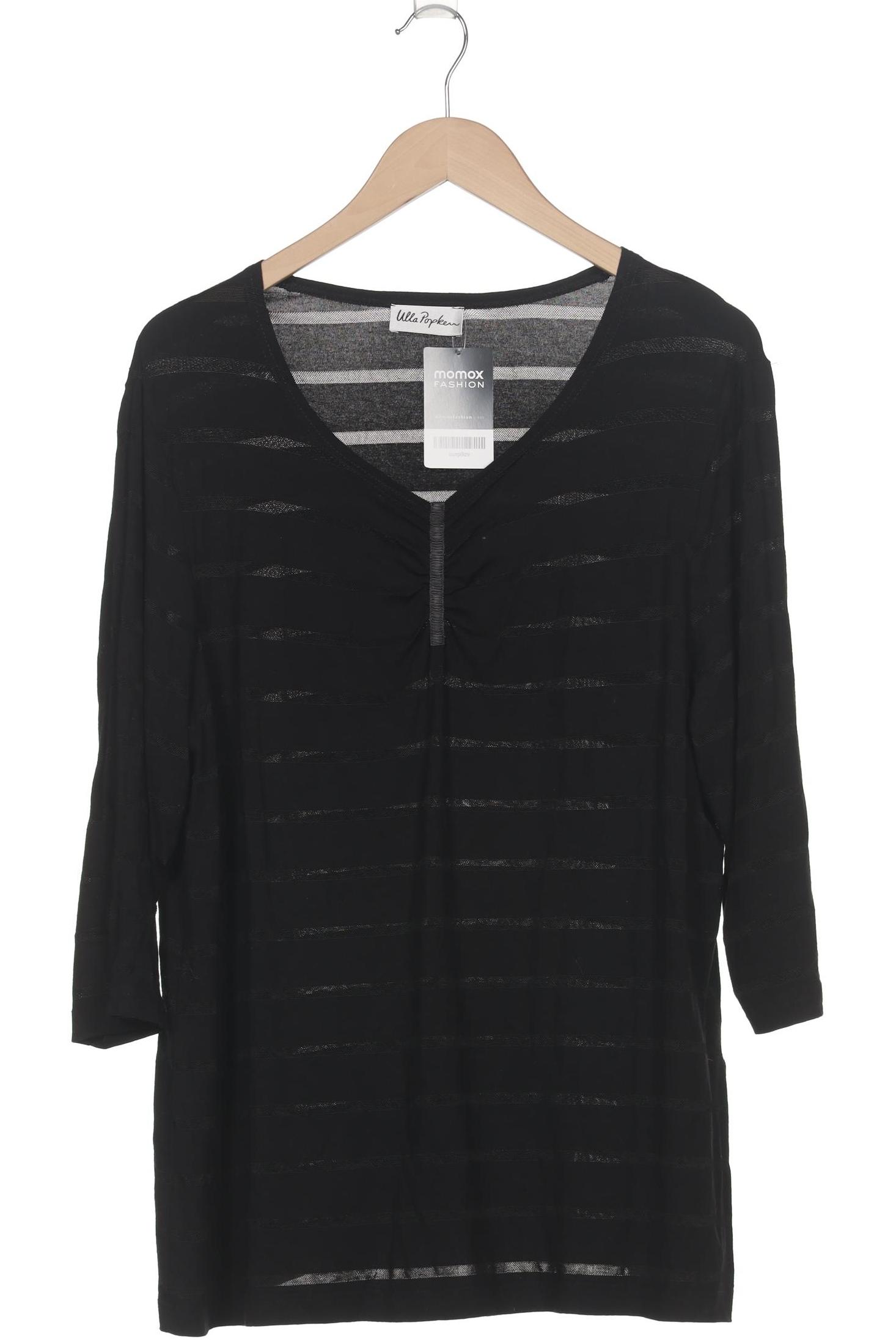 

Ulla Popken Damen Langarmshirt, schwarz, Gr. 46