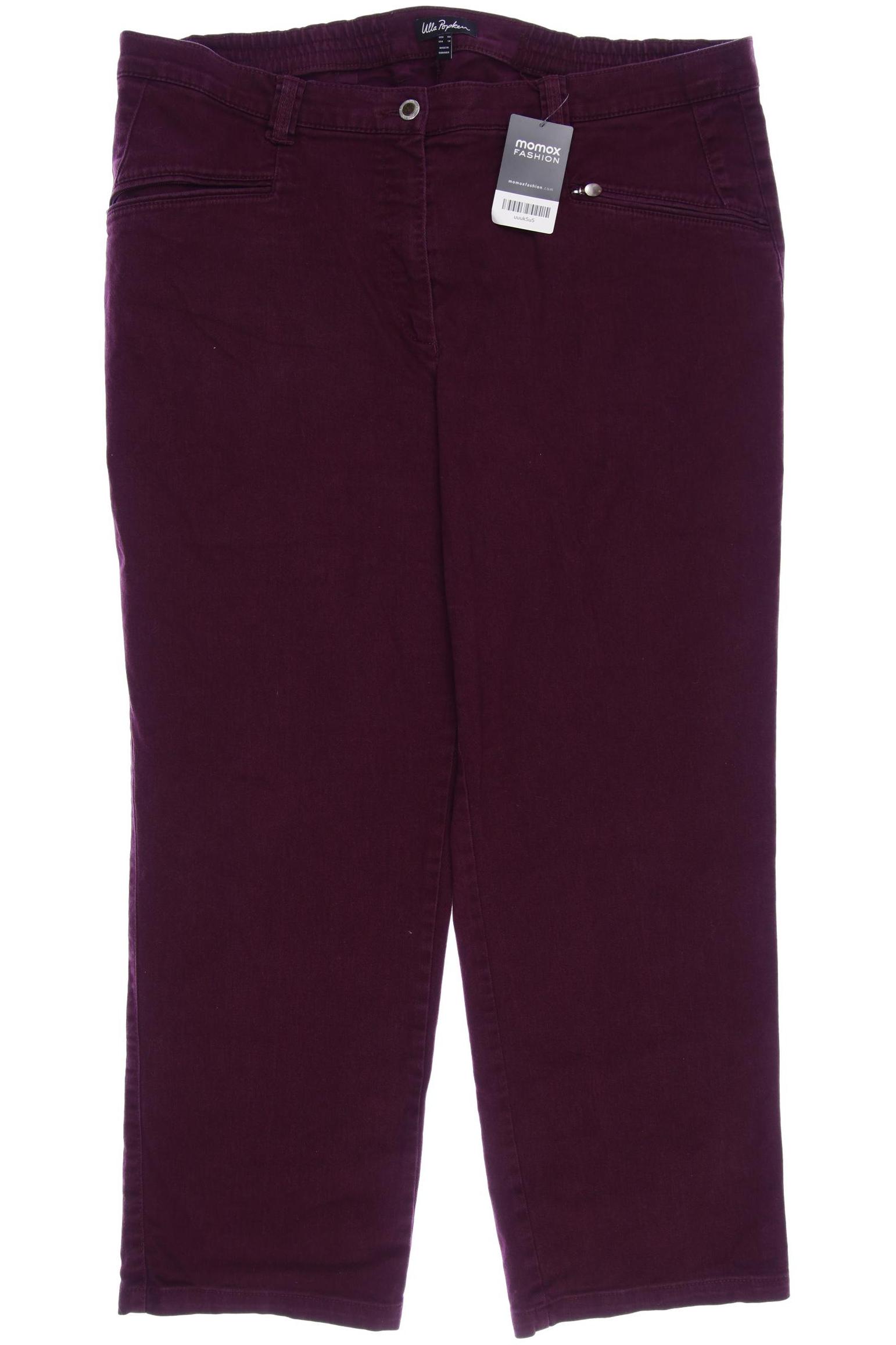 

Ulla Popken Damen Jeans, bordeaux