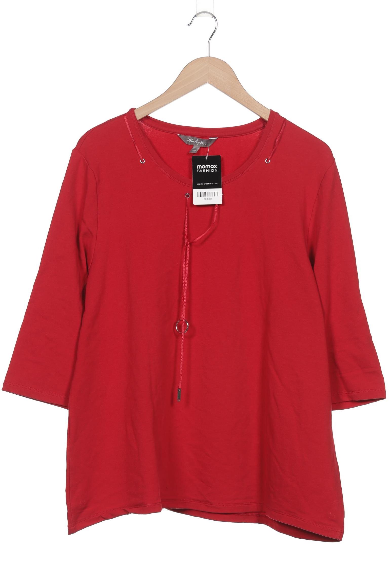 

Ulla Popken Damen Langarmshirt, rot, Gr. 46