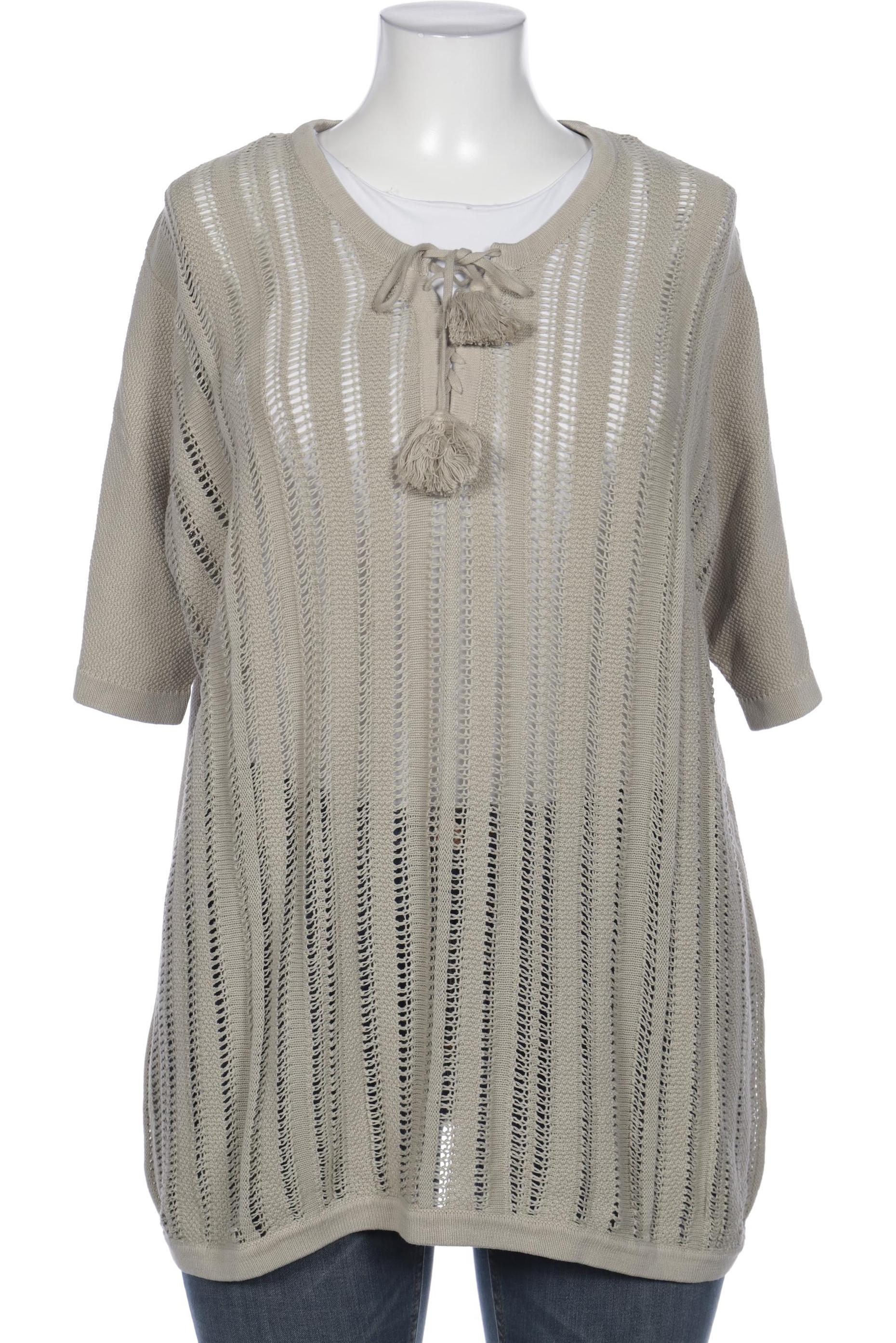 

Ulla Popken Damen Pullover, beige, Gr. 46