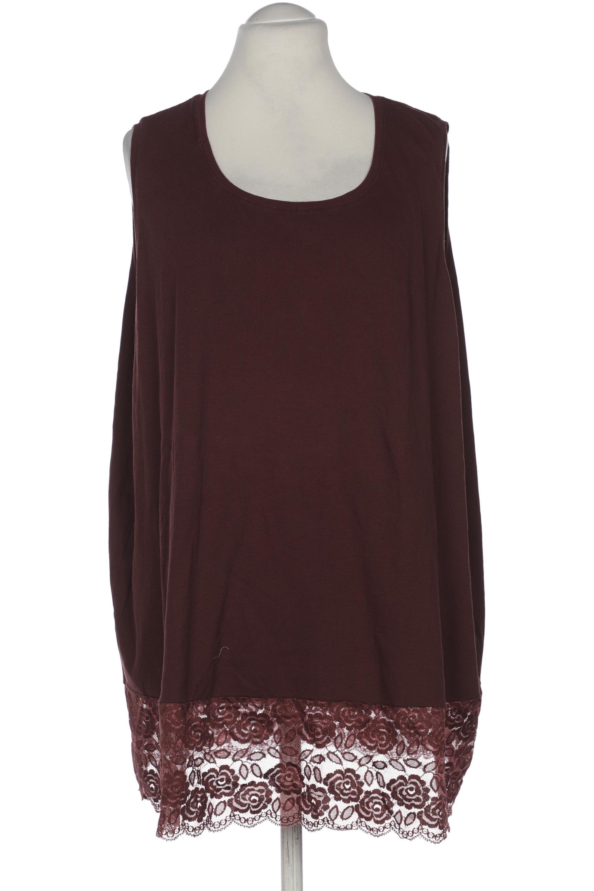 

Ulla Popken Damen Top, bordeaux, Gr. 54
