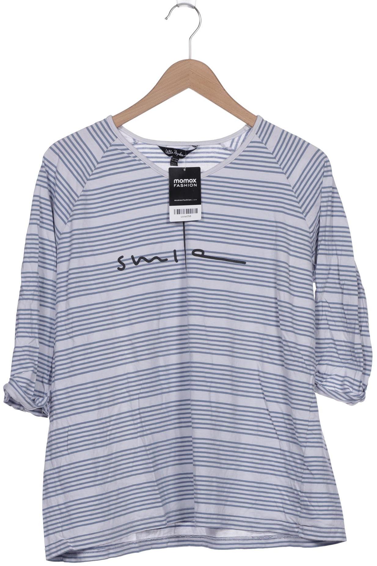 

Ulla Popken Damen Langarmshirt, blau