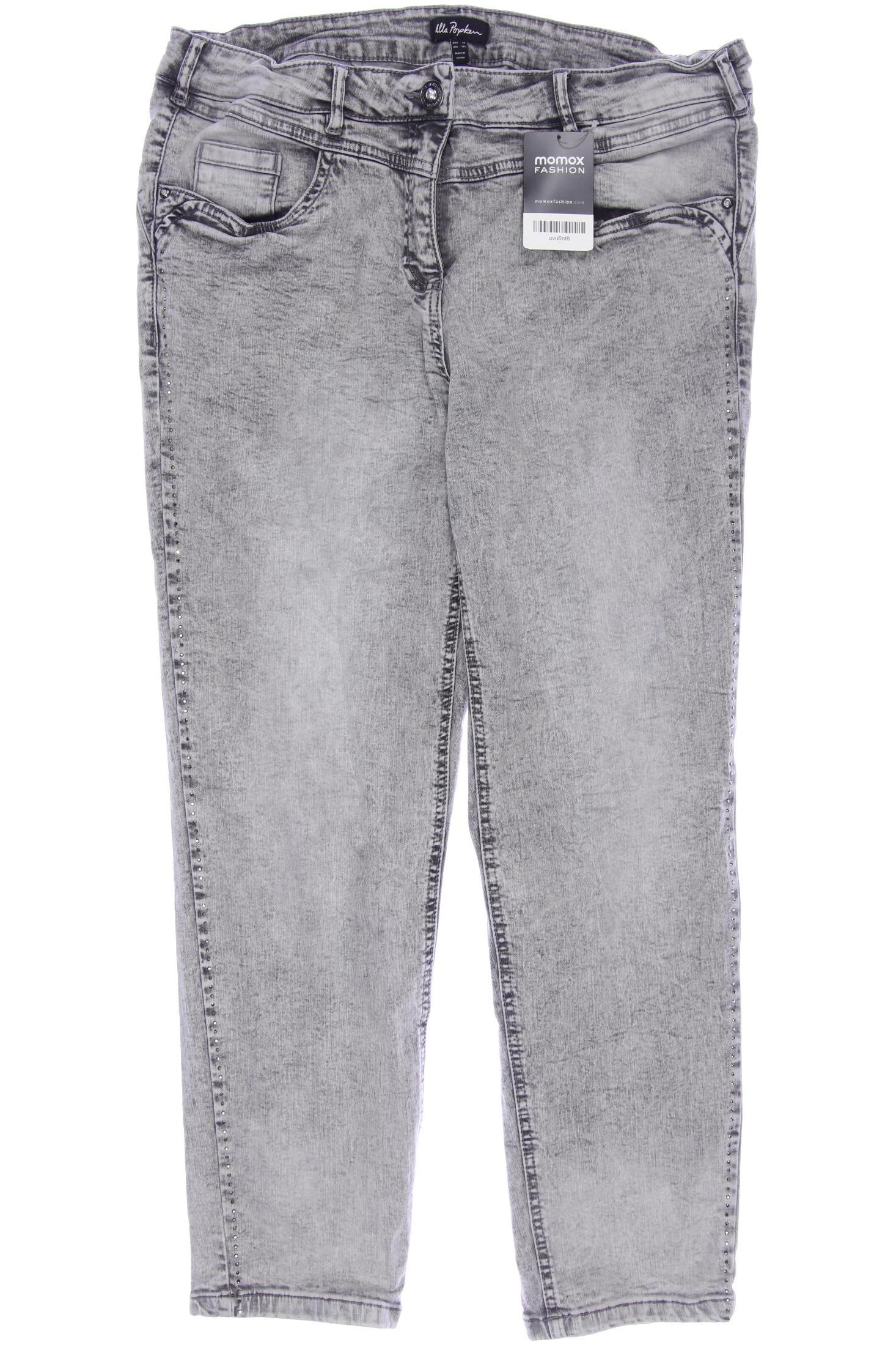 

Ulla Popken Damen Jeans, grau, Gr. 23