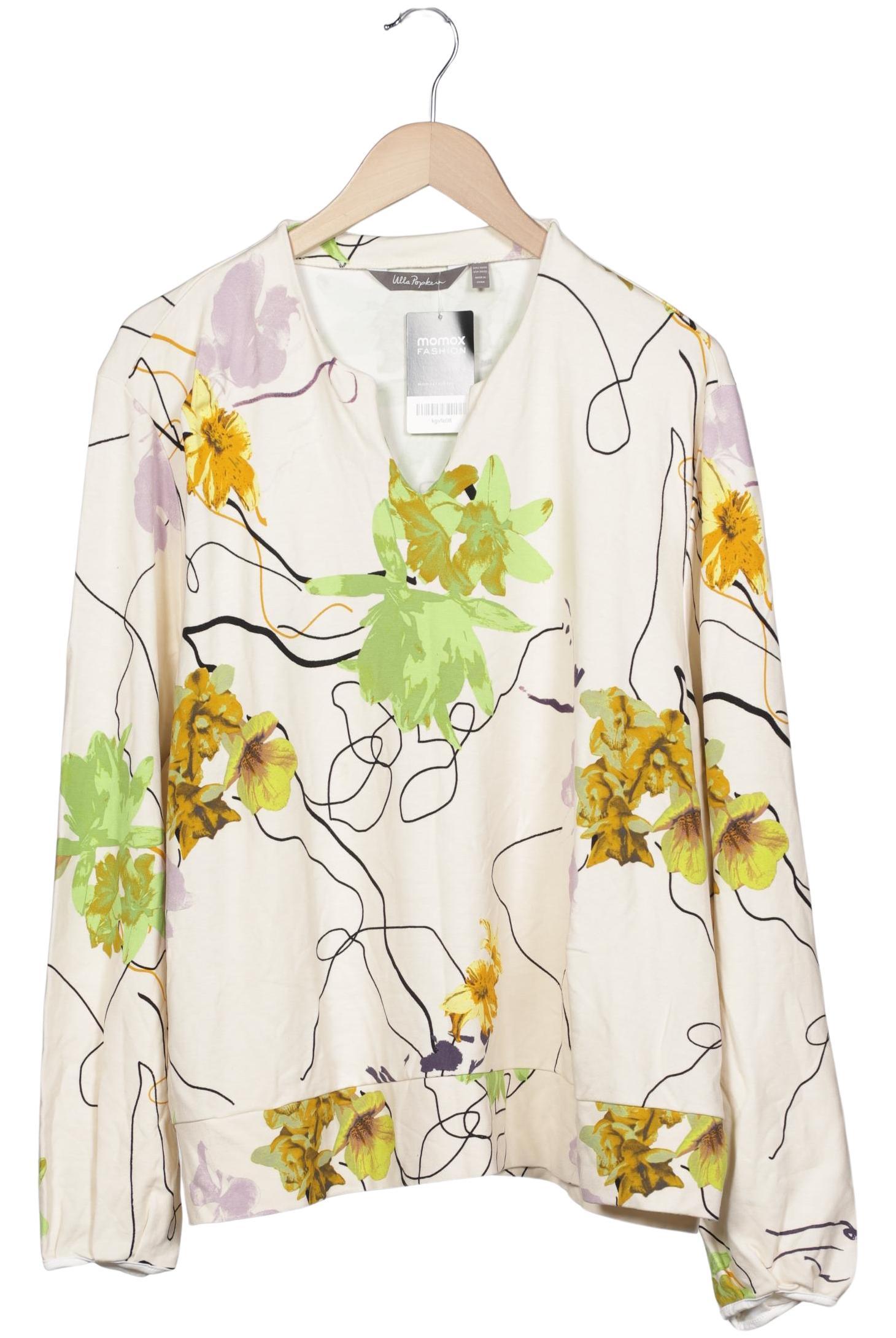 

Ulla Popken Damen Sweatshirt, cremeweiß, Gr. 50