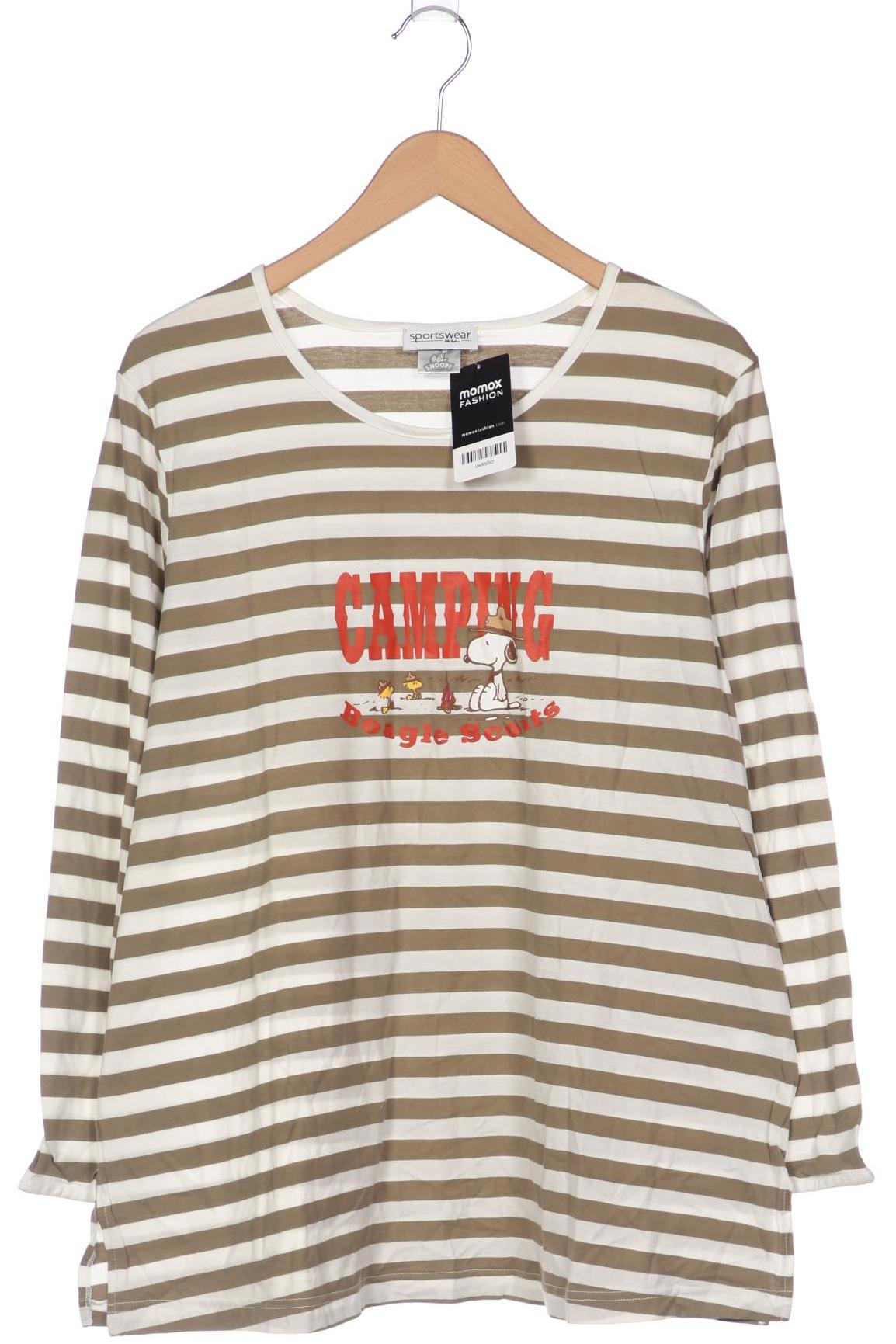 

Ulla Popken Damen Langarmshirt, grün, Gr. 46