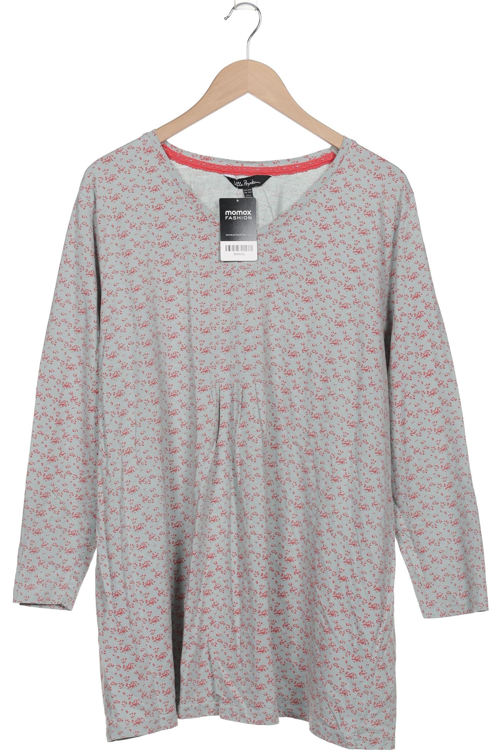 

Ulla Popken Damen Langarmshirt, blau, Gr. 50