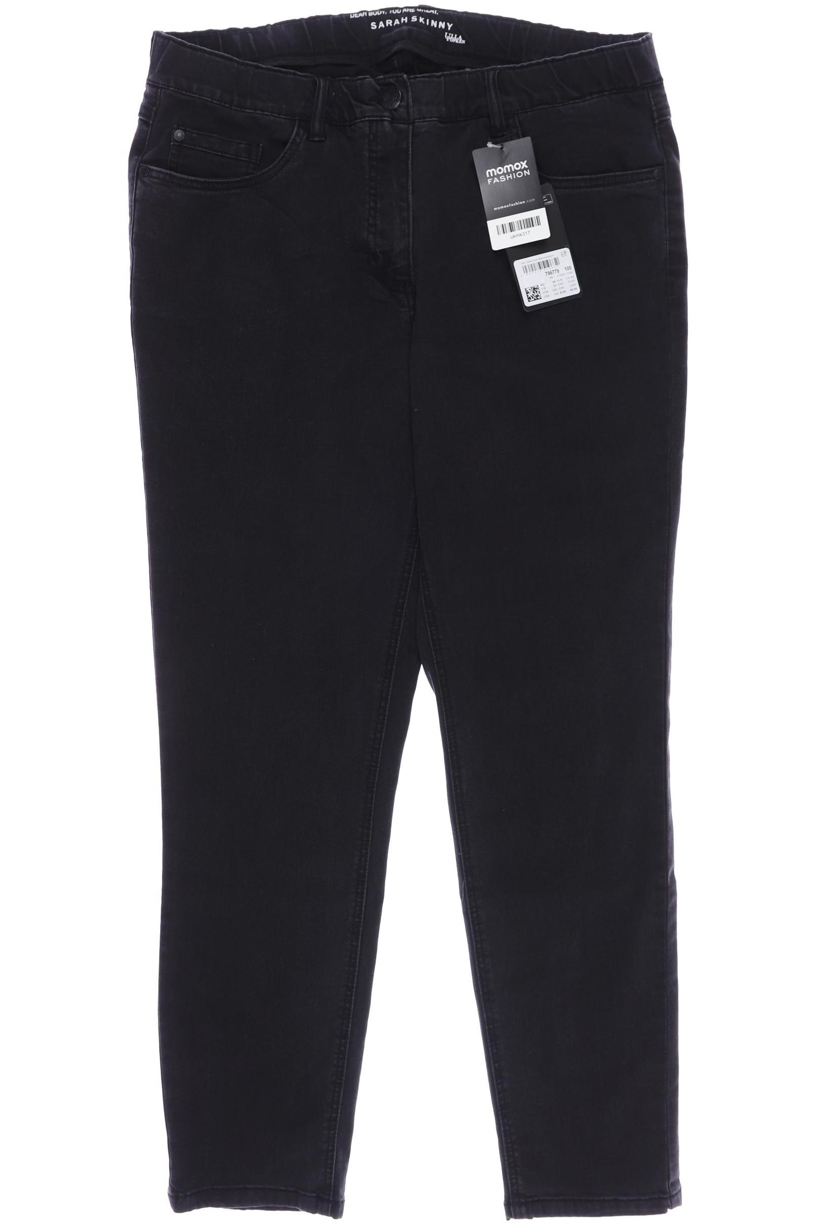 

Ulla Popken Damen Jeans, schwarz