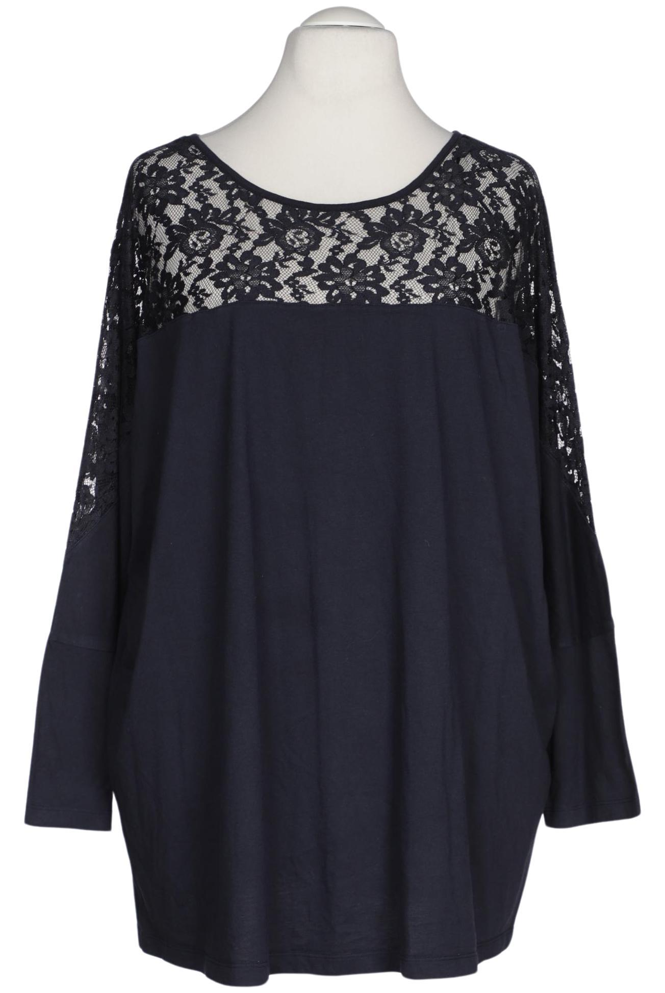 

Ulla Popken Damen Langarmshirt, marineblau, Gr. 52