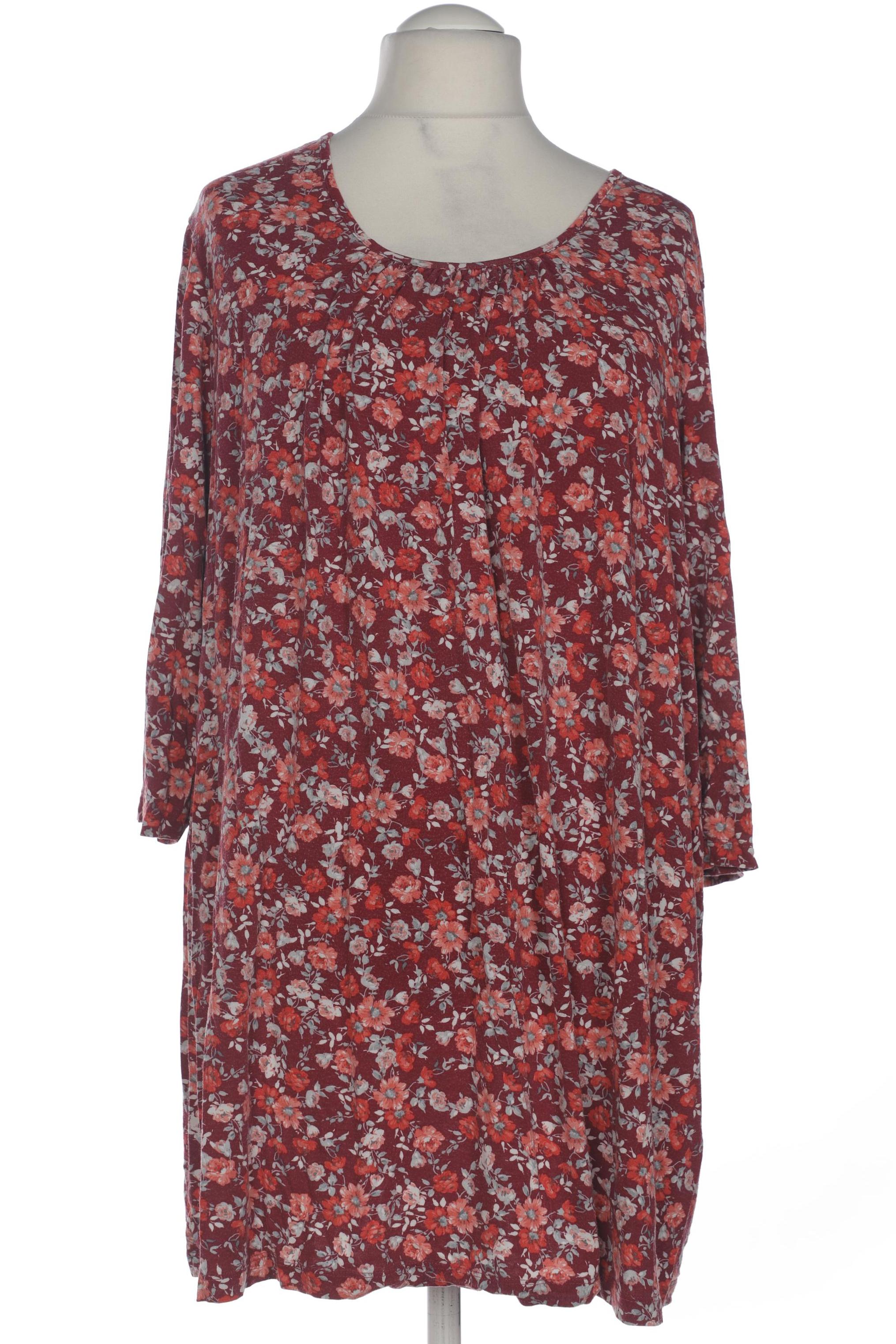 

Ulla Popken Damen Langarmshirt, bordeaux, Gr. 54