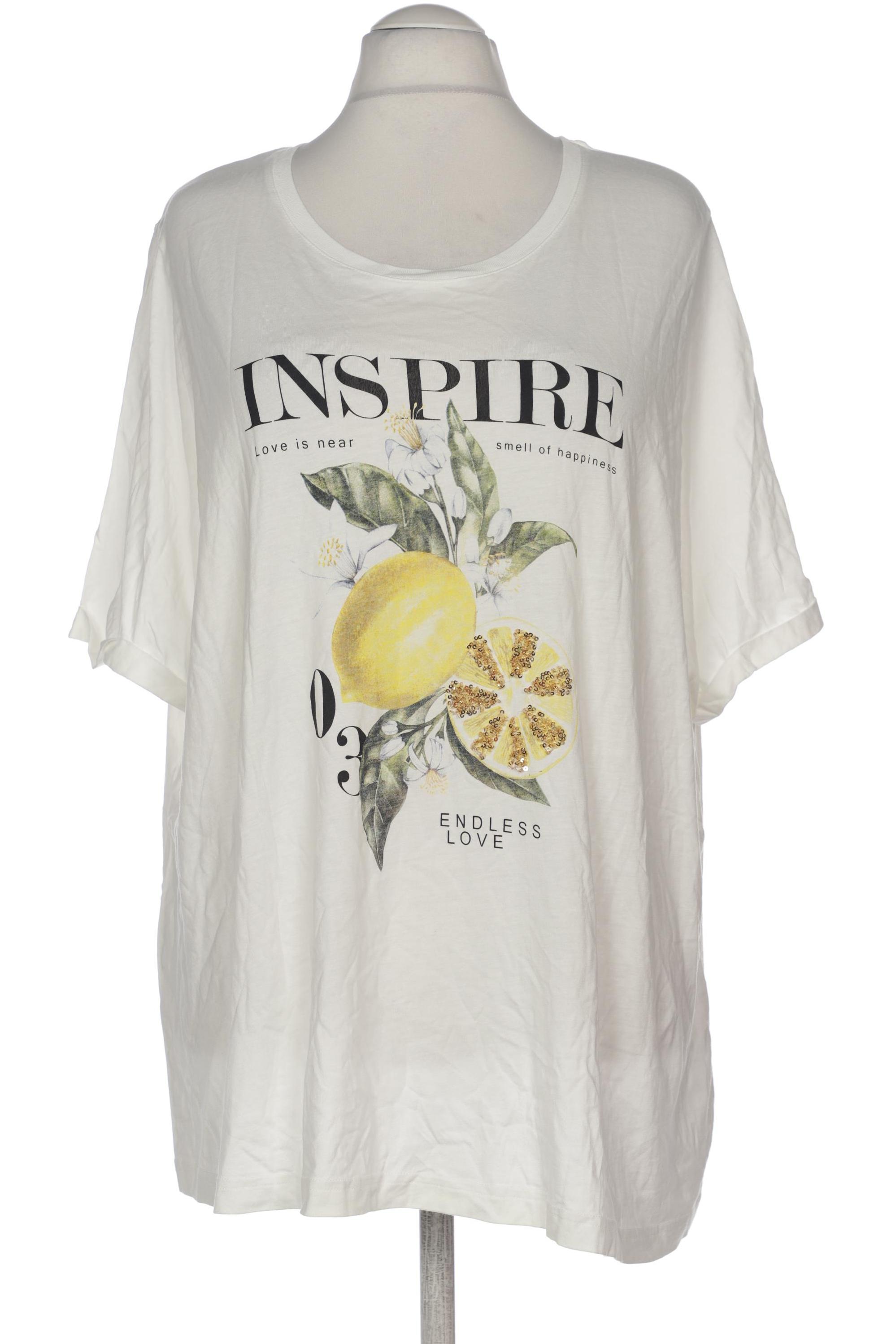 

Ulla Popken Damen T-Shirt, weiß, Gr. 54