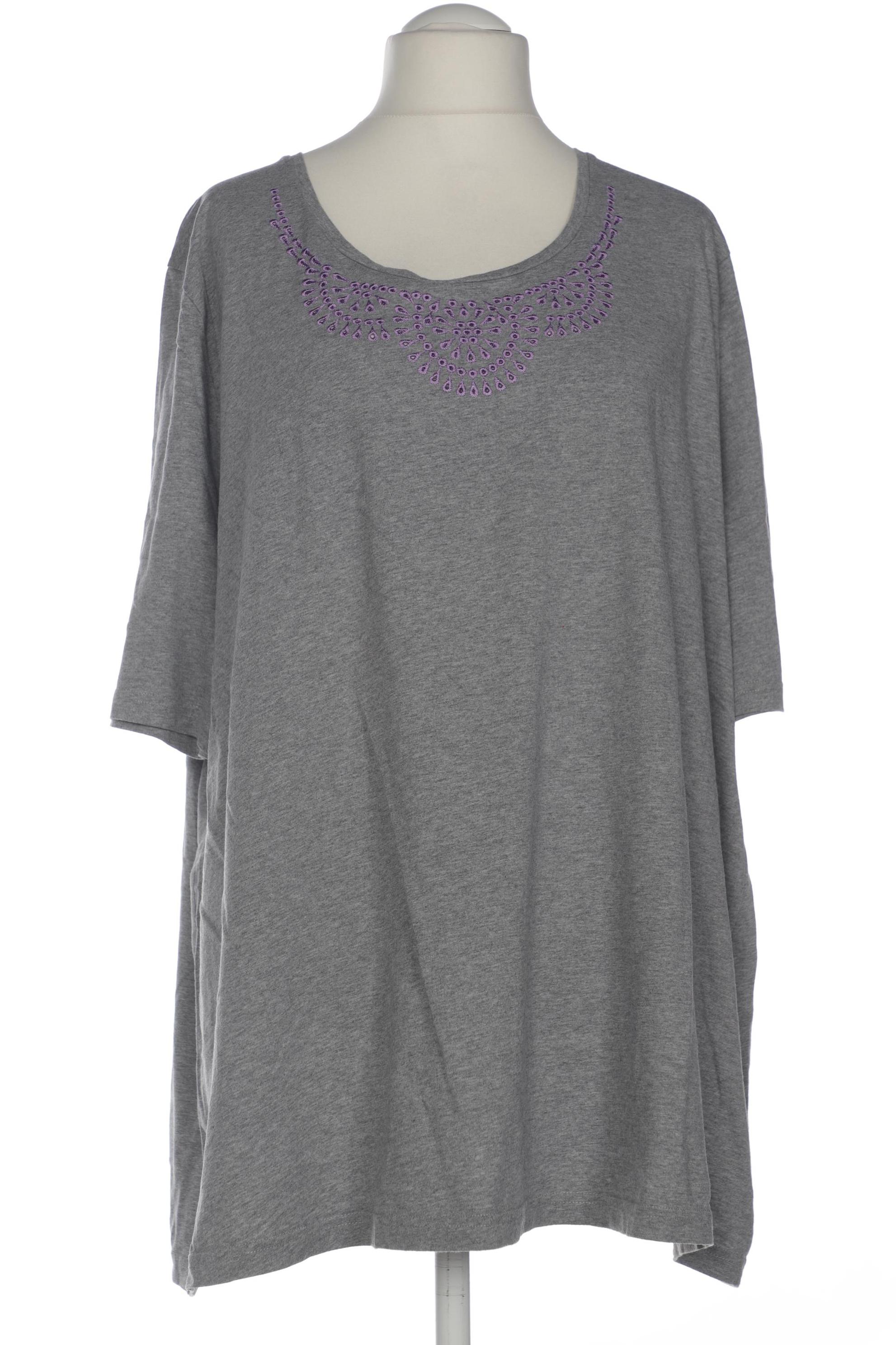 

Ulla Popken Damen T-Shirt, grau, Gr. 54