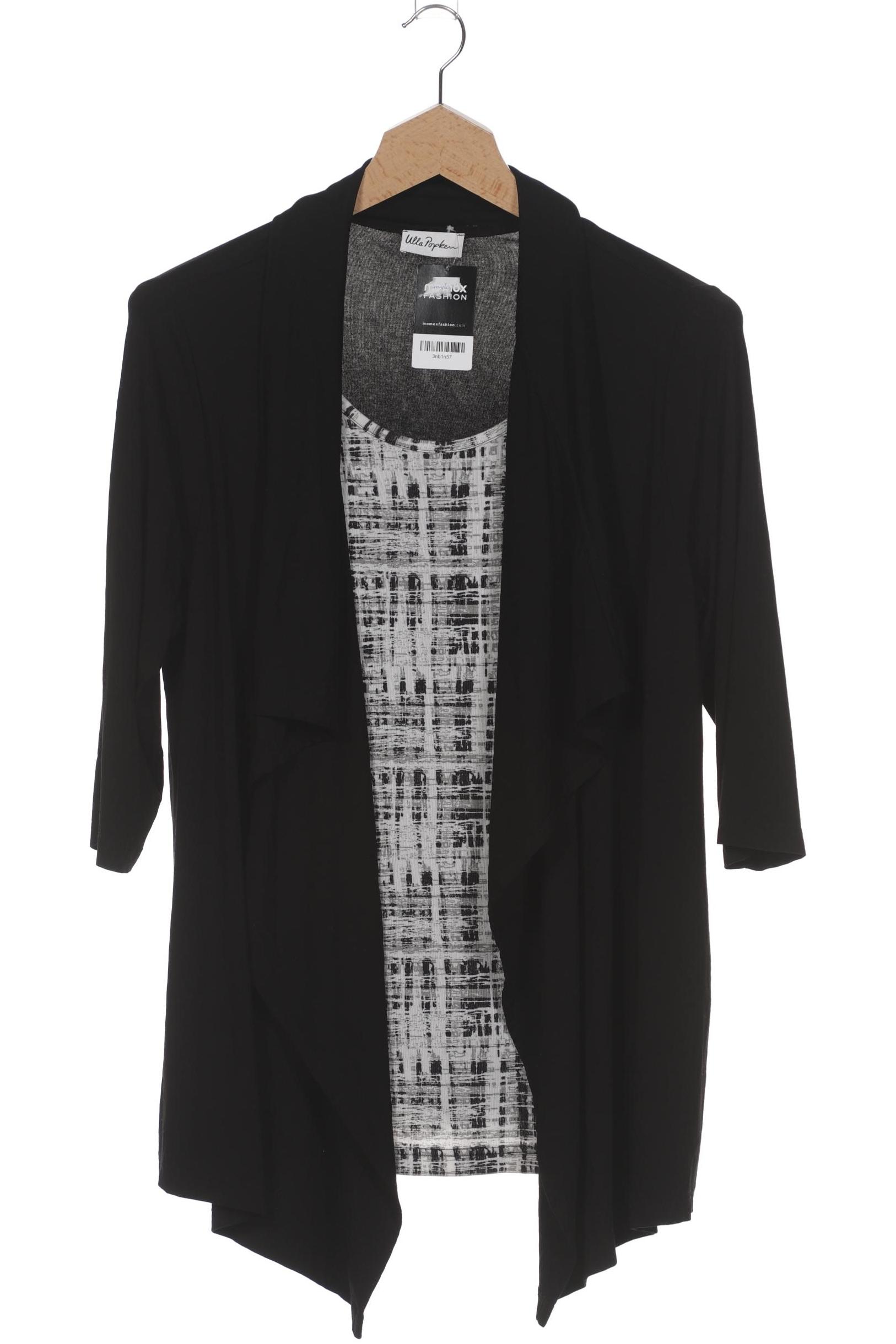 

Ulla Popken Damen Strickjacke, schwarz, Gr. 46