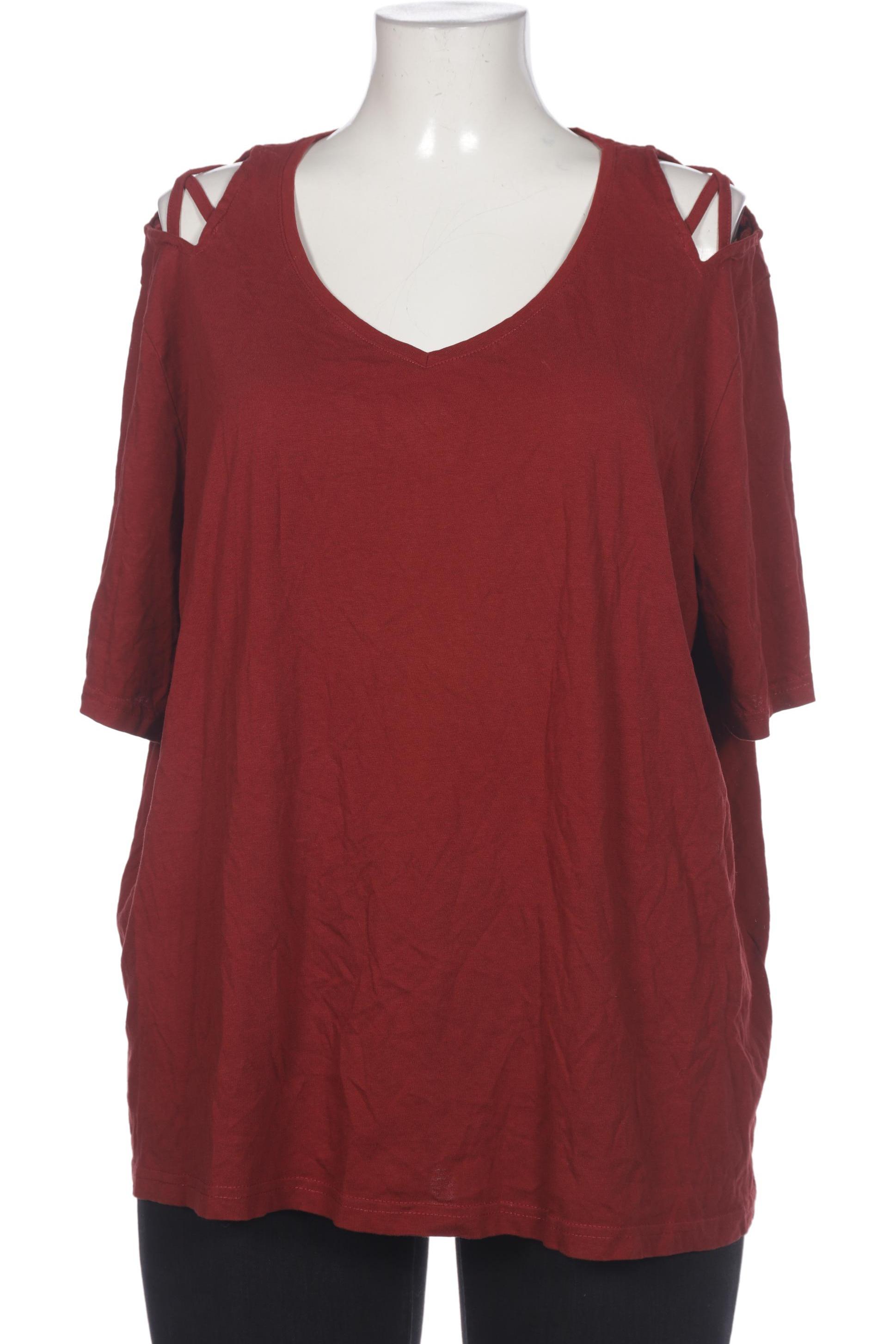 

Ulla Popken Damen T-Shirt, bordeaux, Gr. 50