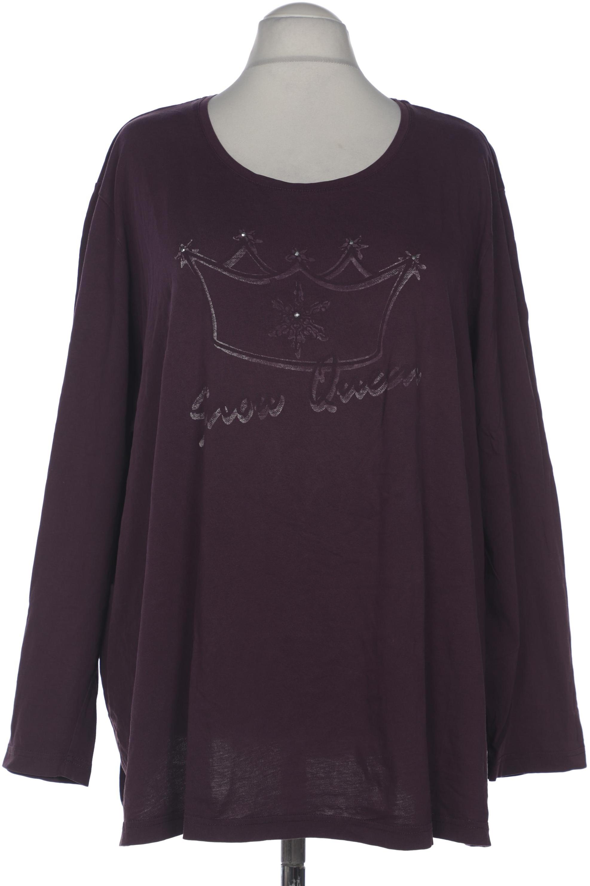 

Ulla Popken Damen Langarmshirt, flieder, Gr. 58