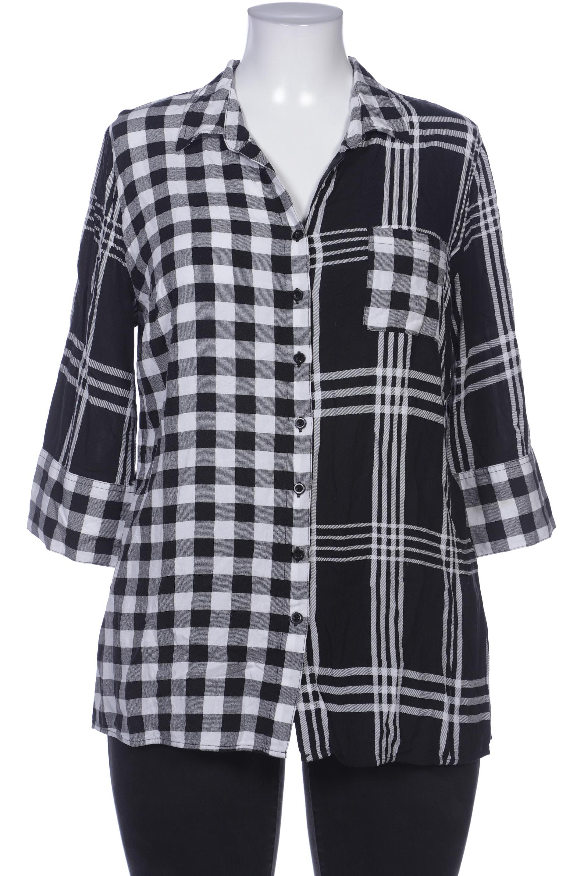 

Ulla Popken Damen Bluse, schwarz, Gr. 42