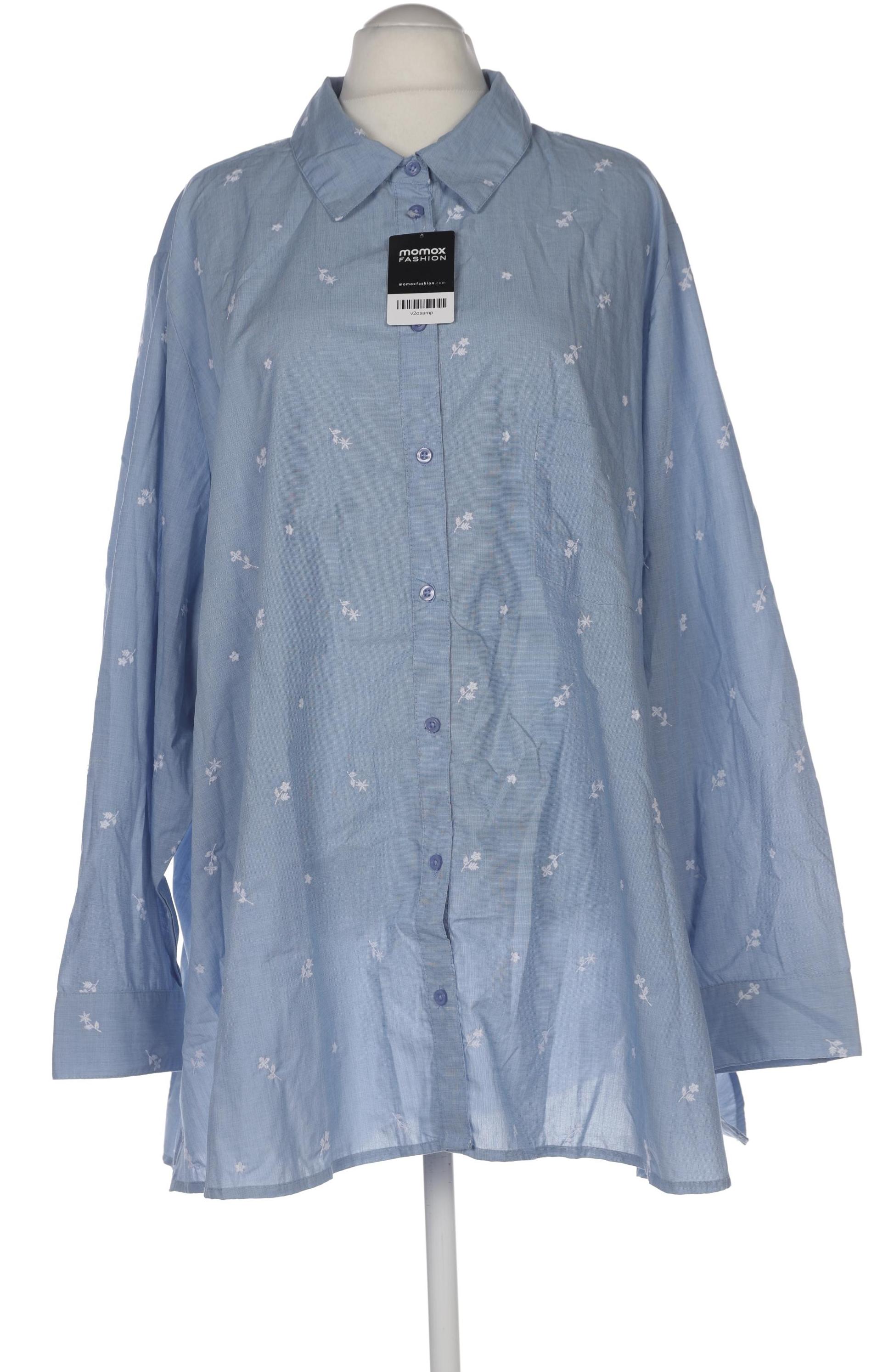 

Ulla Popken Damen Bluse, blau, Gr. 62