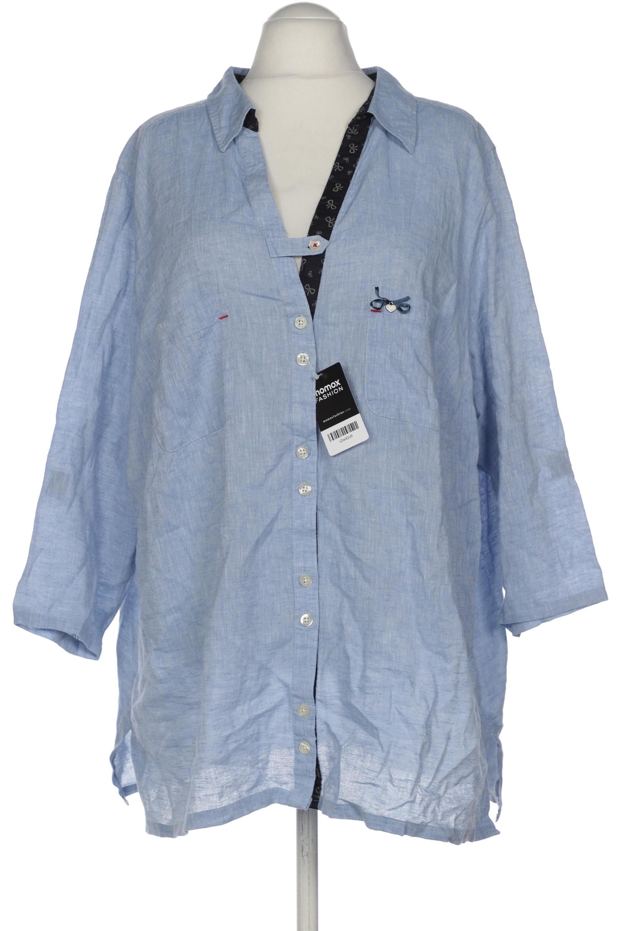 

Ulla Popken Damen Bluse, blau, Gr. 54