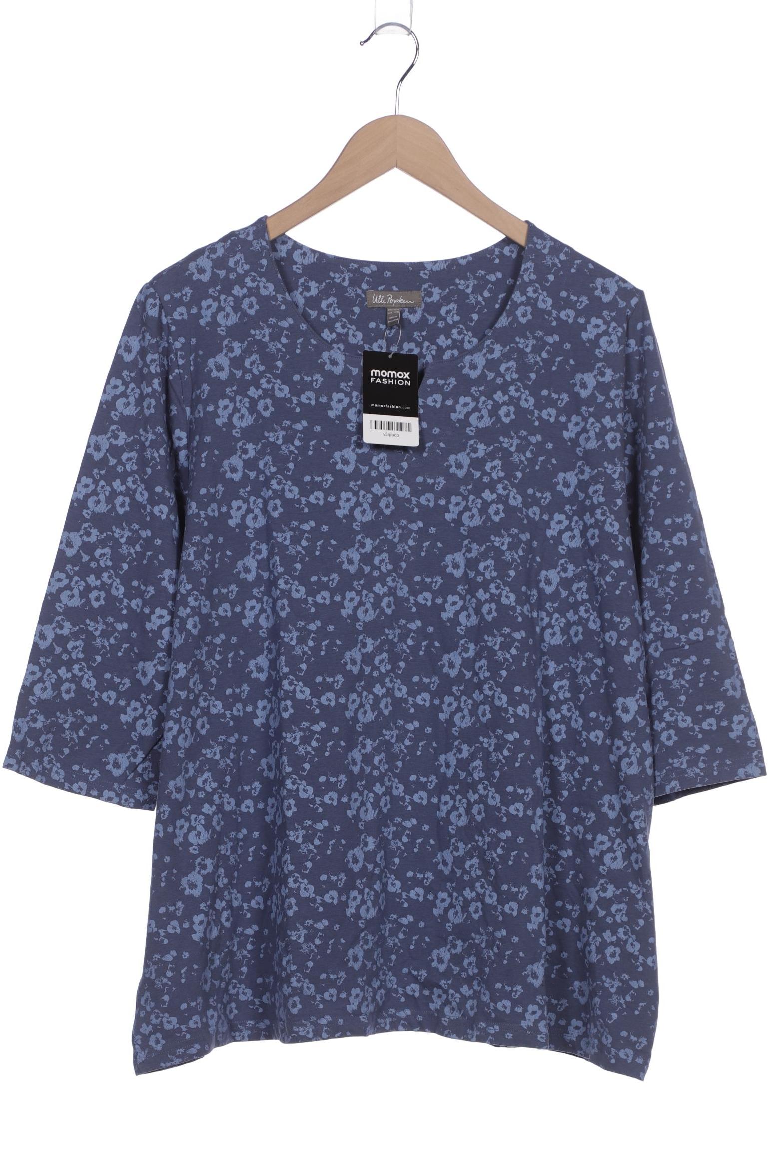 

Ulla Popken Damen Langarmshirt, blau, Gr. 46