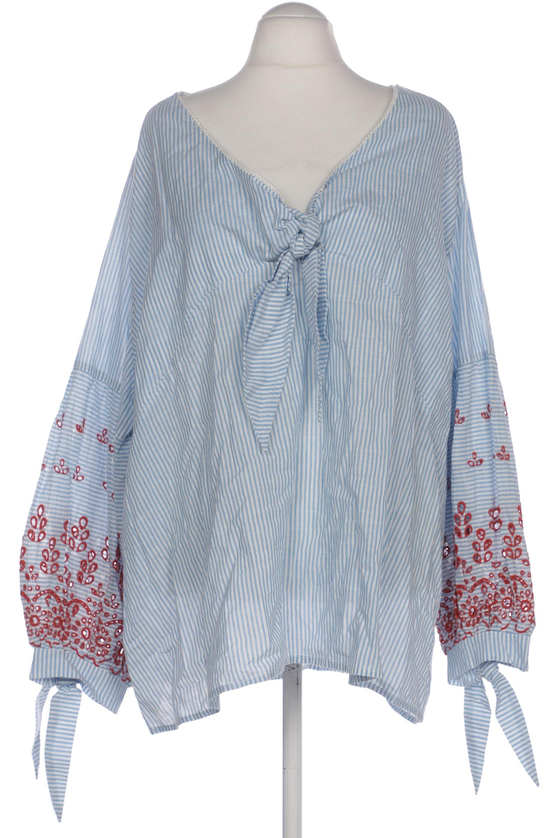 

Ulla Popken Damen Bluse, blau, Gr. 62