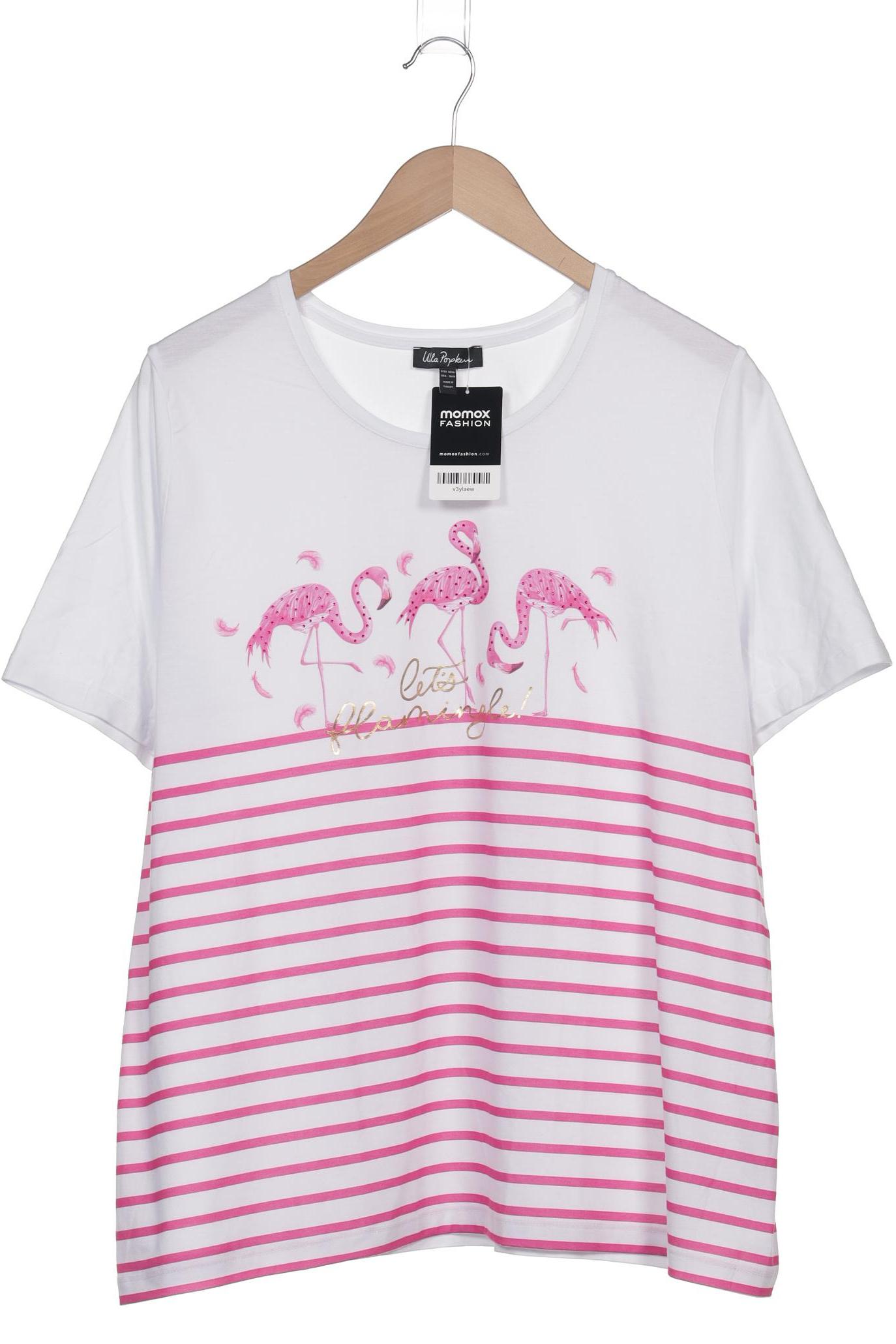 

Ulla Popken Damen T-Shirt, weiß, Gr. 46