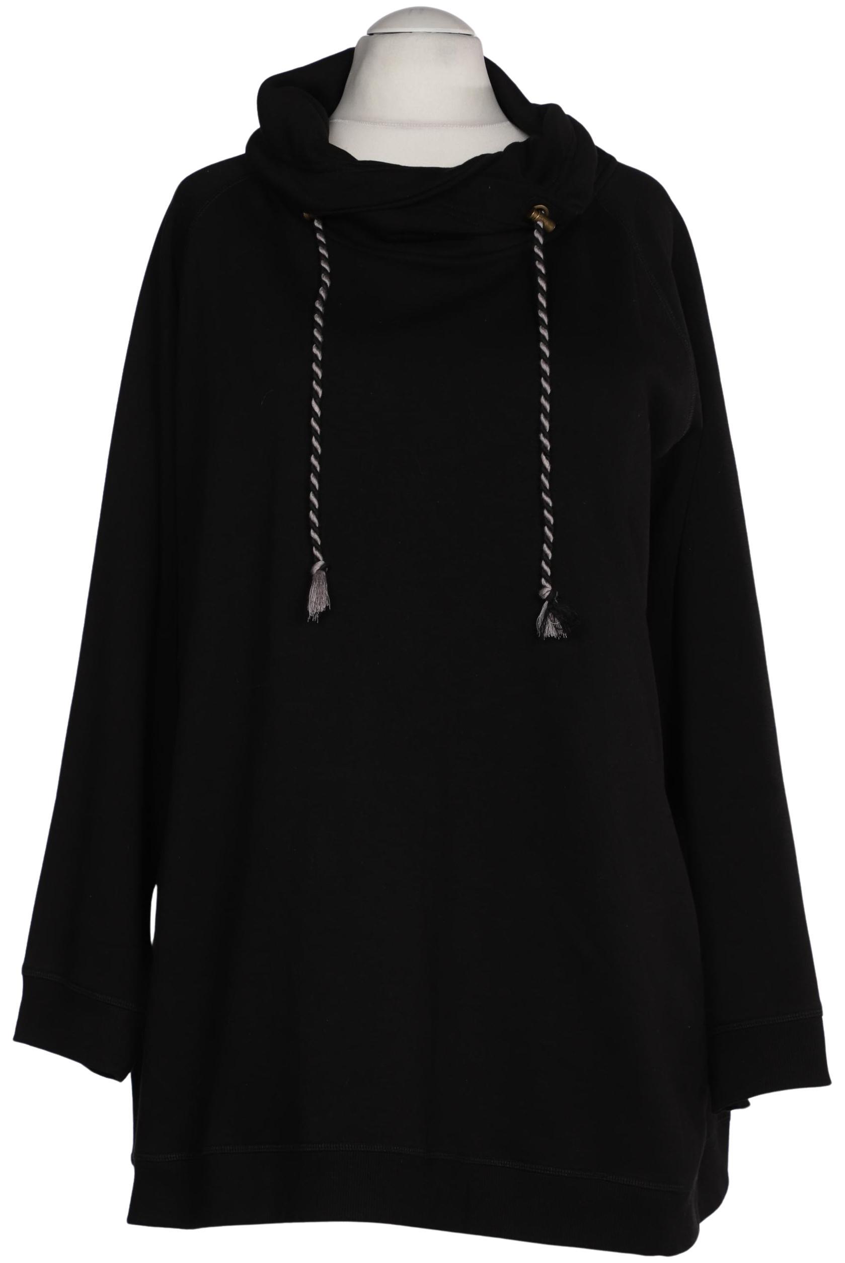 

Ulla Popken Damen Sweatshirt, schwarz, Gr. 58