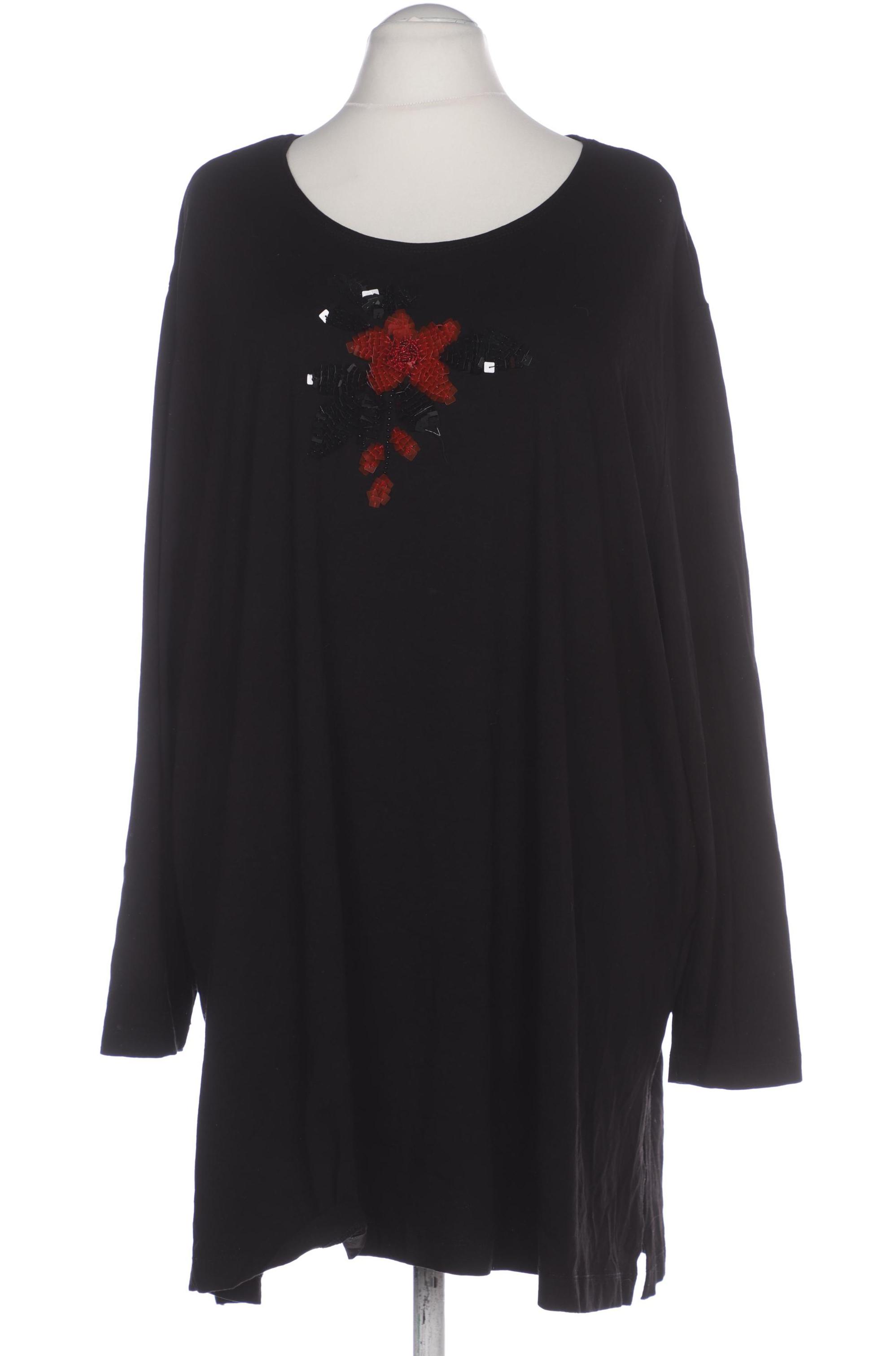 

Ulla Popken Damen T-Shirt, schwarz, Gr. 58