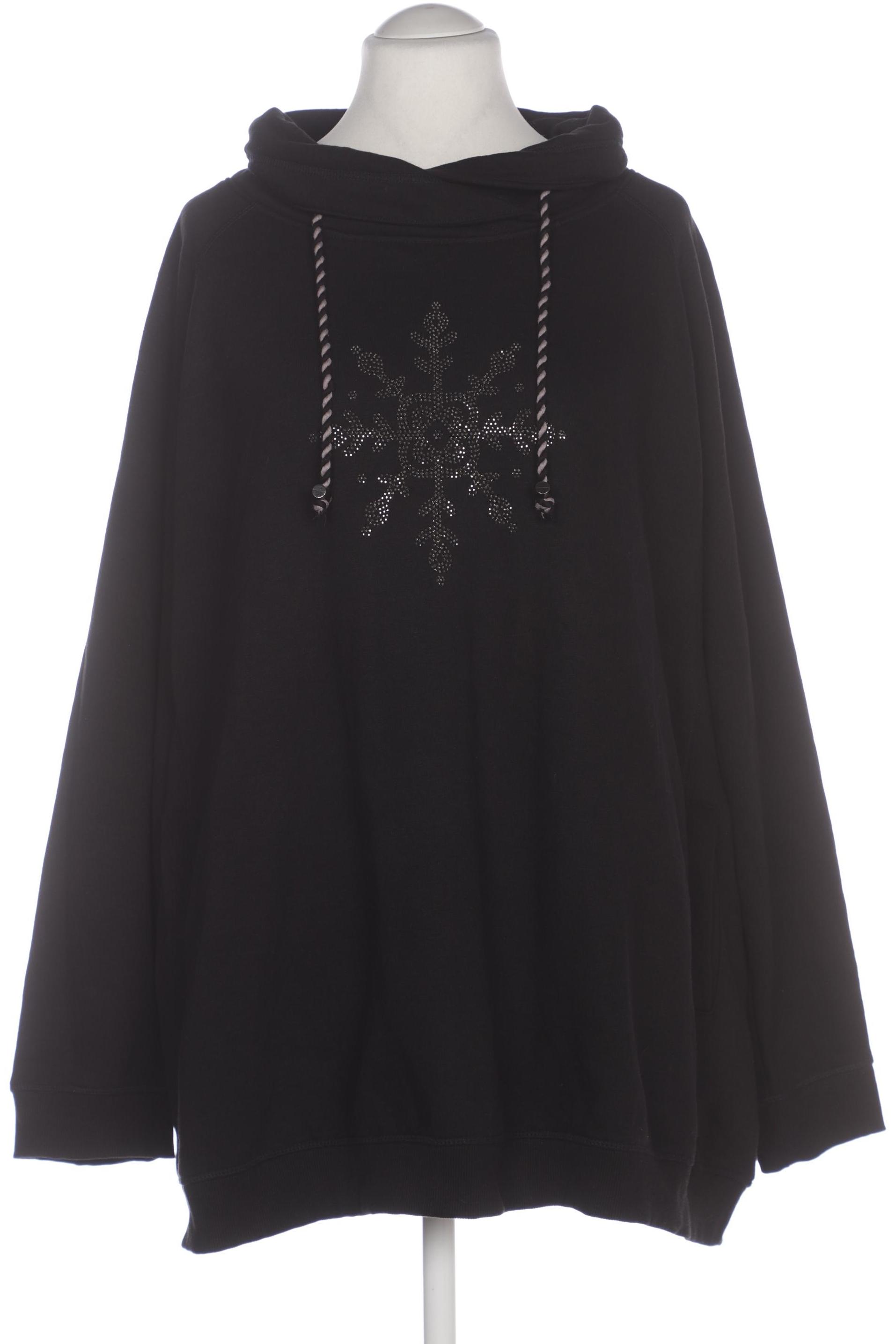 

Ulla Popken Damen Sweatshirt, schwarz, Gr. 54