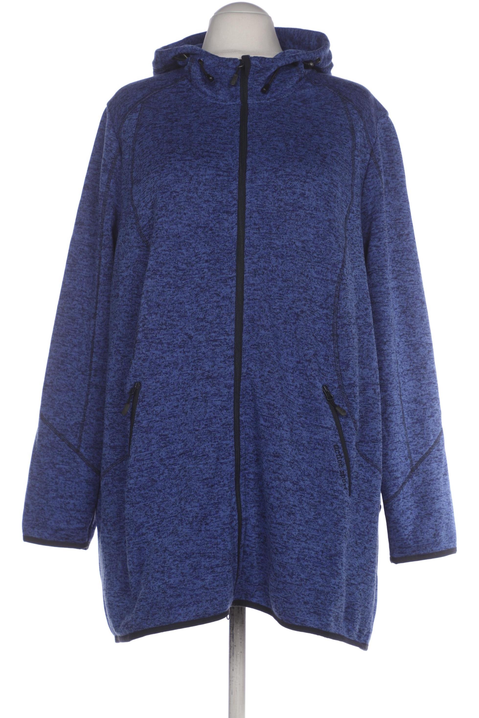 

Ulla Popken Damen Kapuzenpullover, blau, Gr. 54