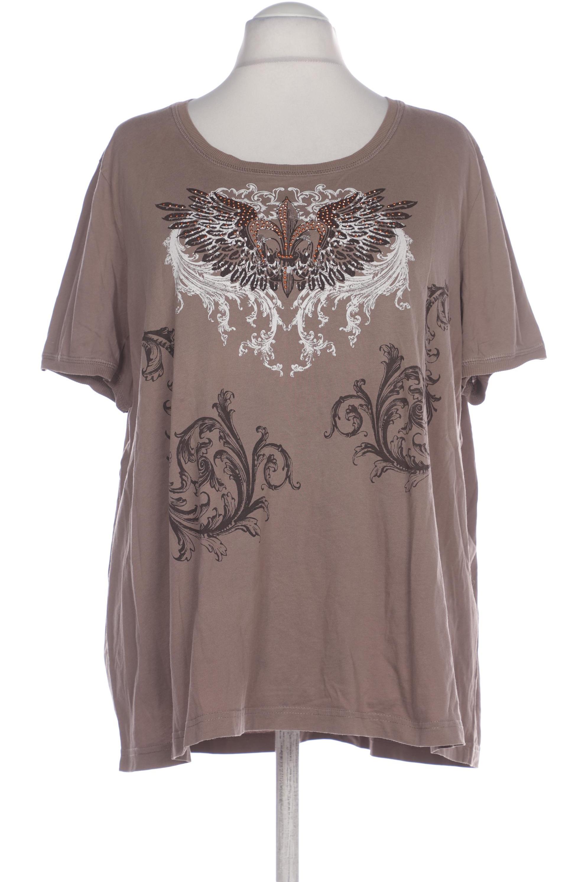 

Ulla Popken Damen T-Shirt, braun, Gr. 54