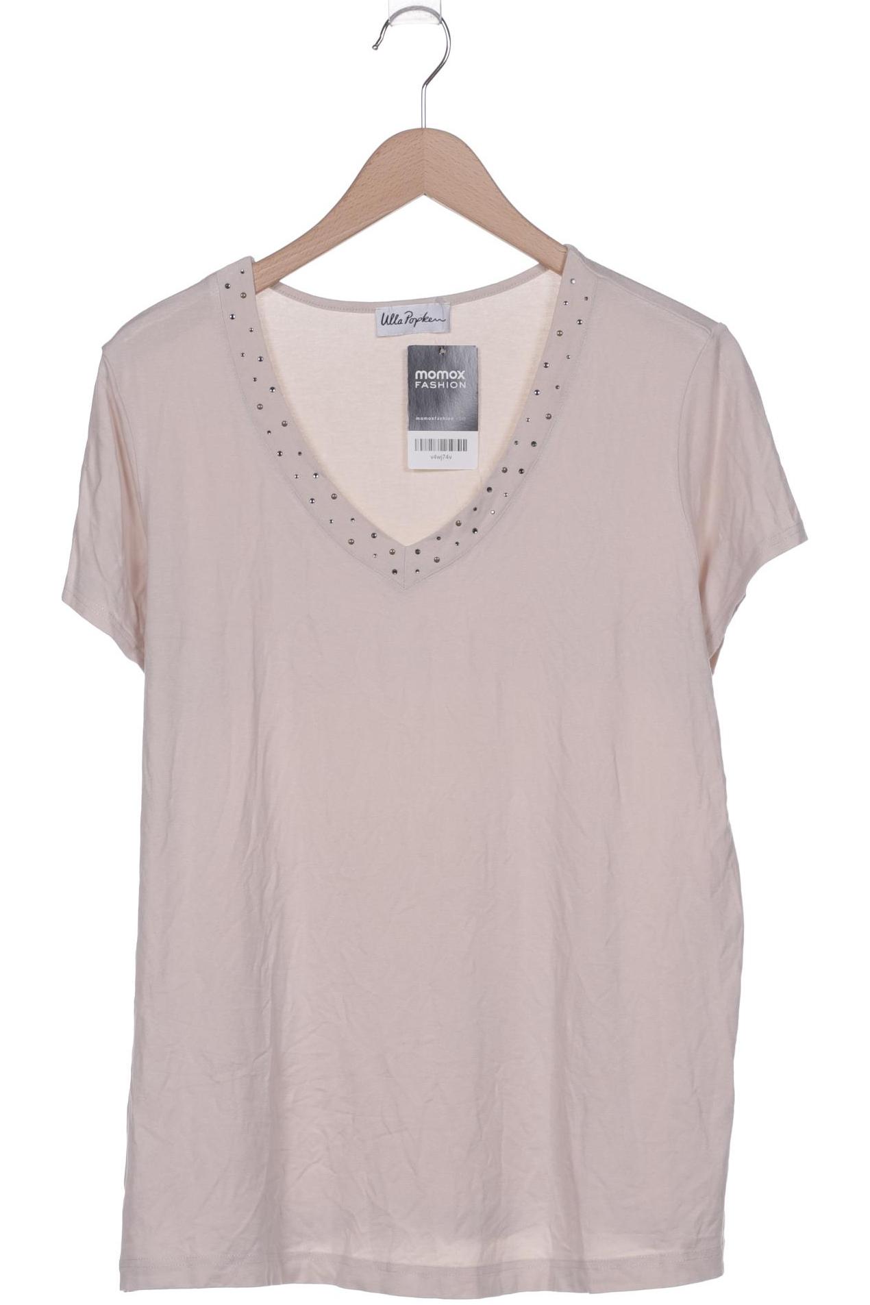 

Ulla Popken Damen T-Shirt, beige, Gr. 46