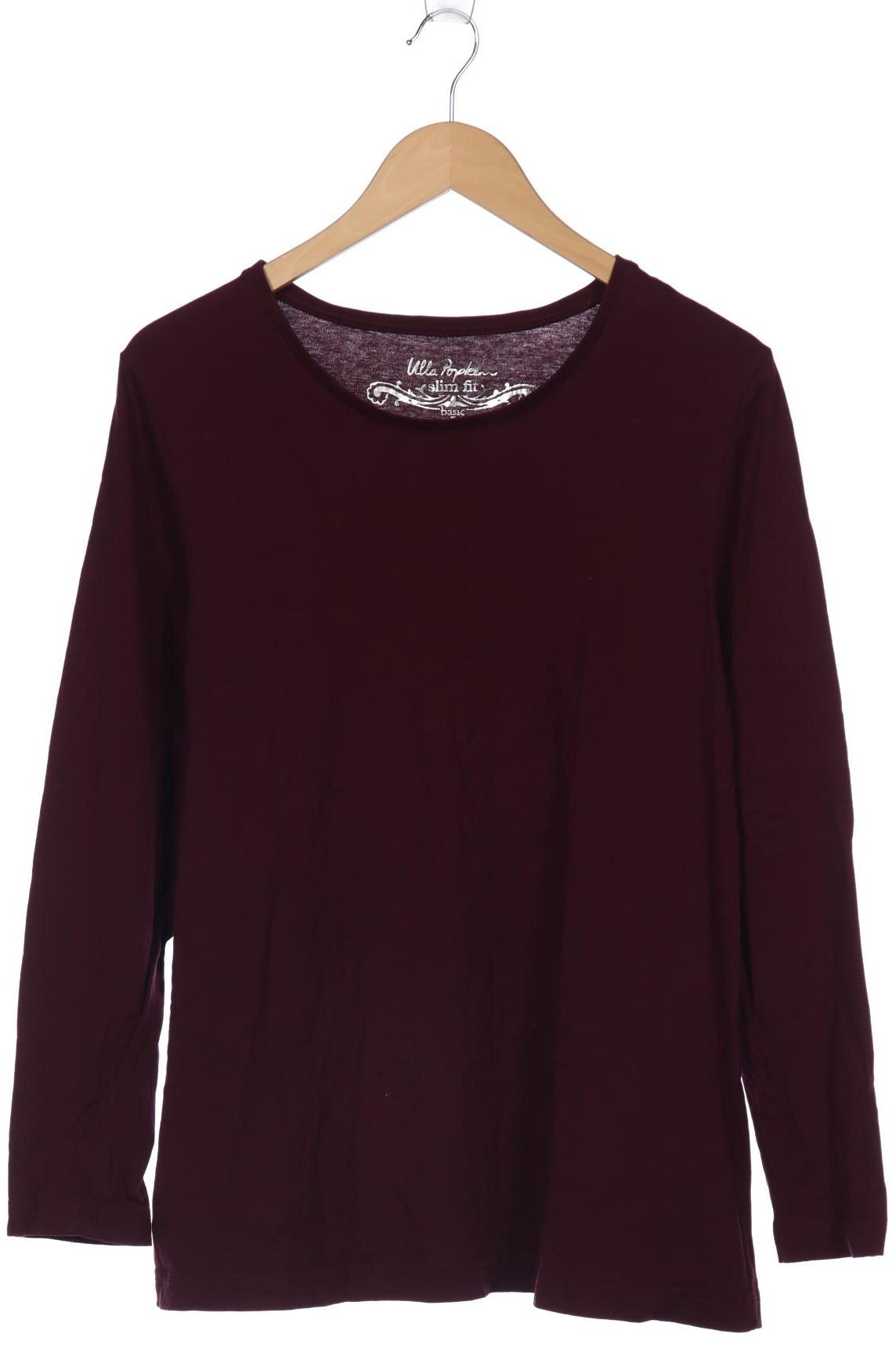 

Ulla Popken Damen Langarmshirt, bordeaux