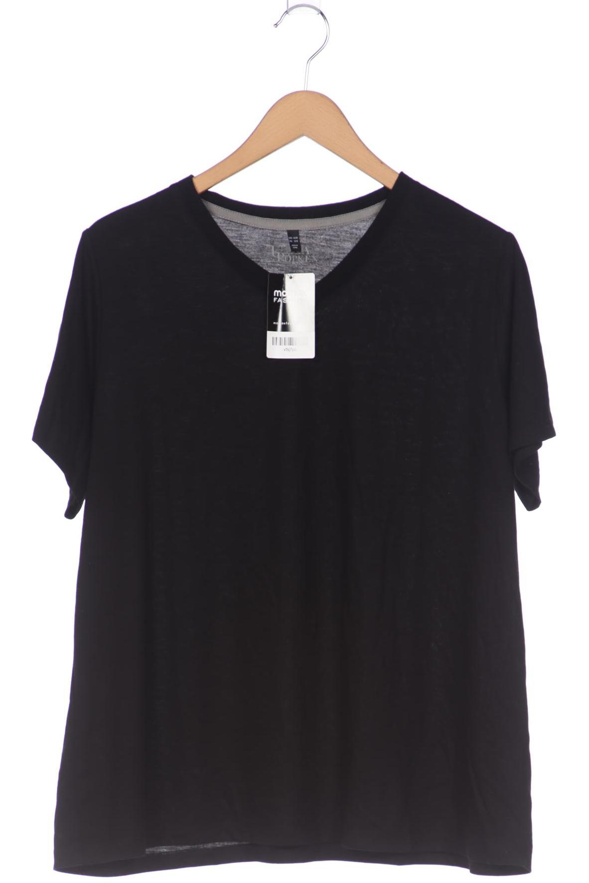 

Ulla Popken Damen T-Shirt, schwarz, Gr. 46