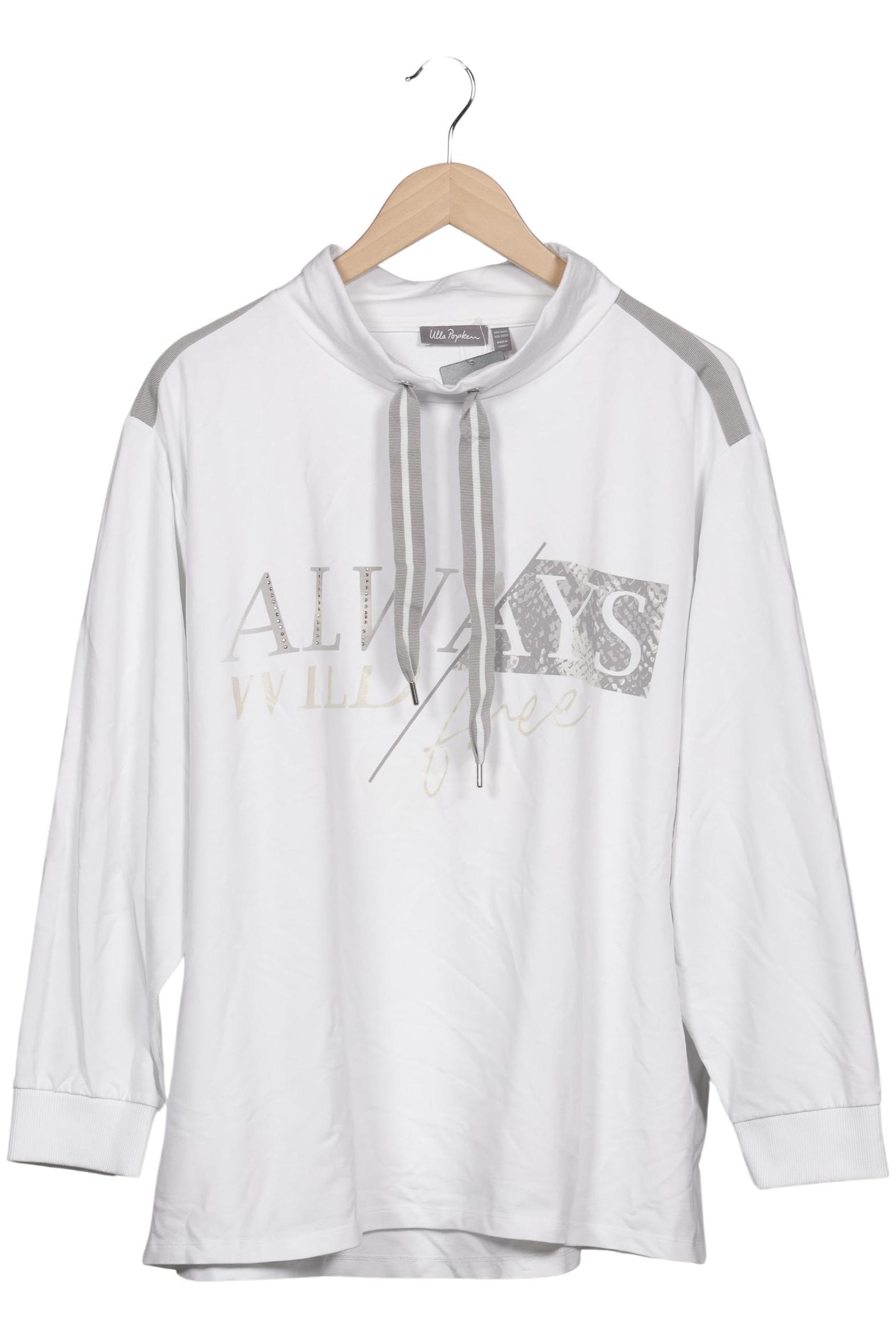 

Ulla Popken Damen Sweatshirt, weiß, Gr. 50