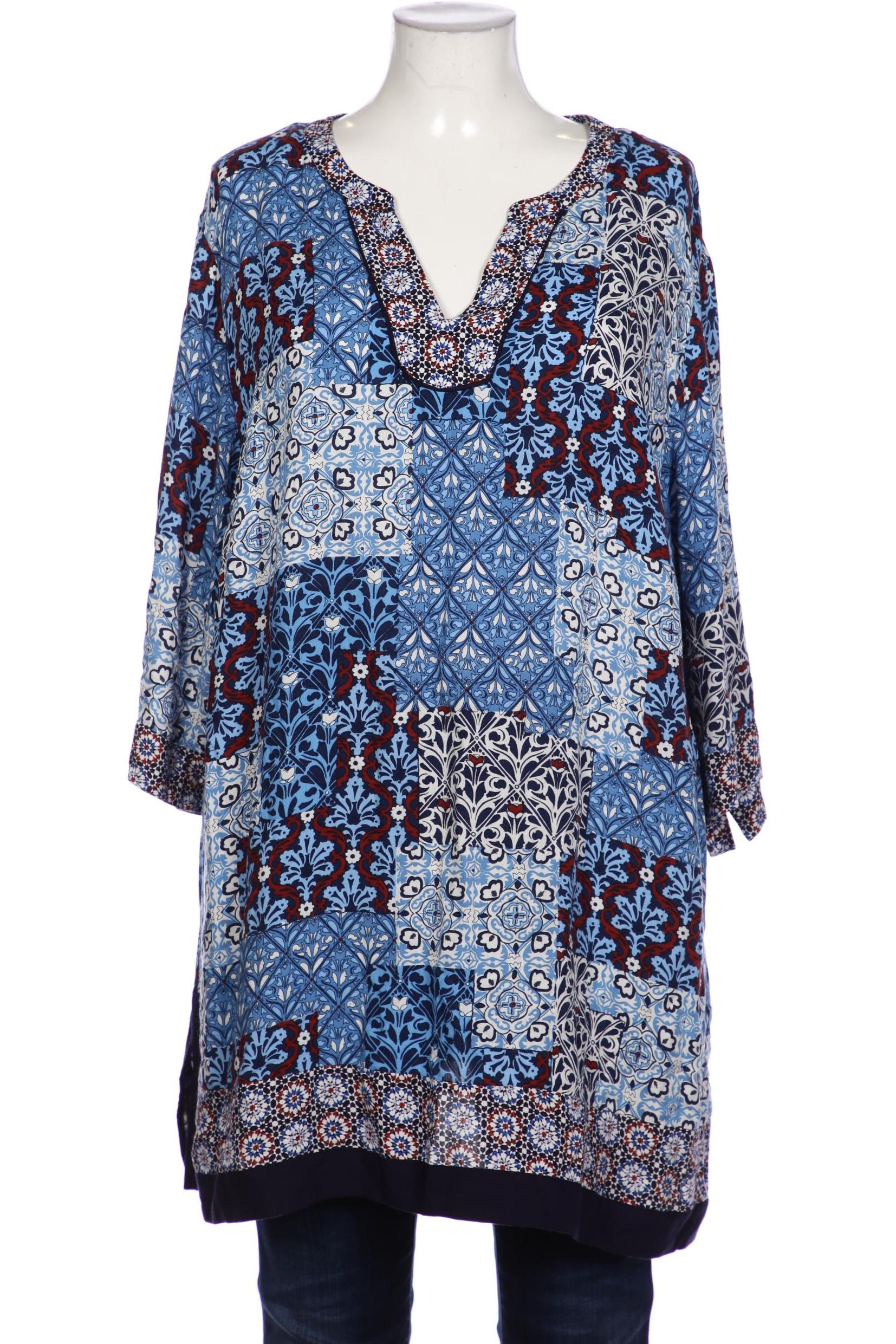 

Ulla Popken Damen Bluse, blau, Gr. 50